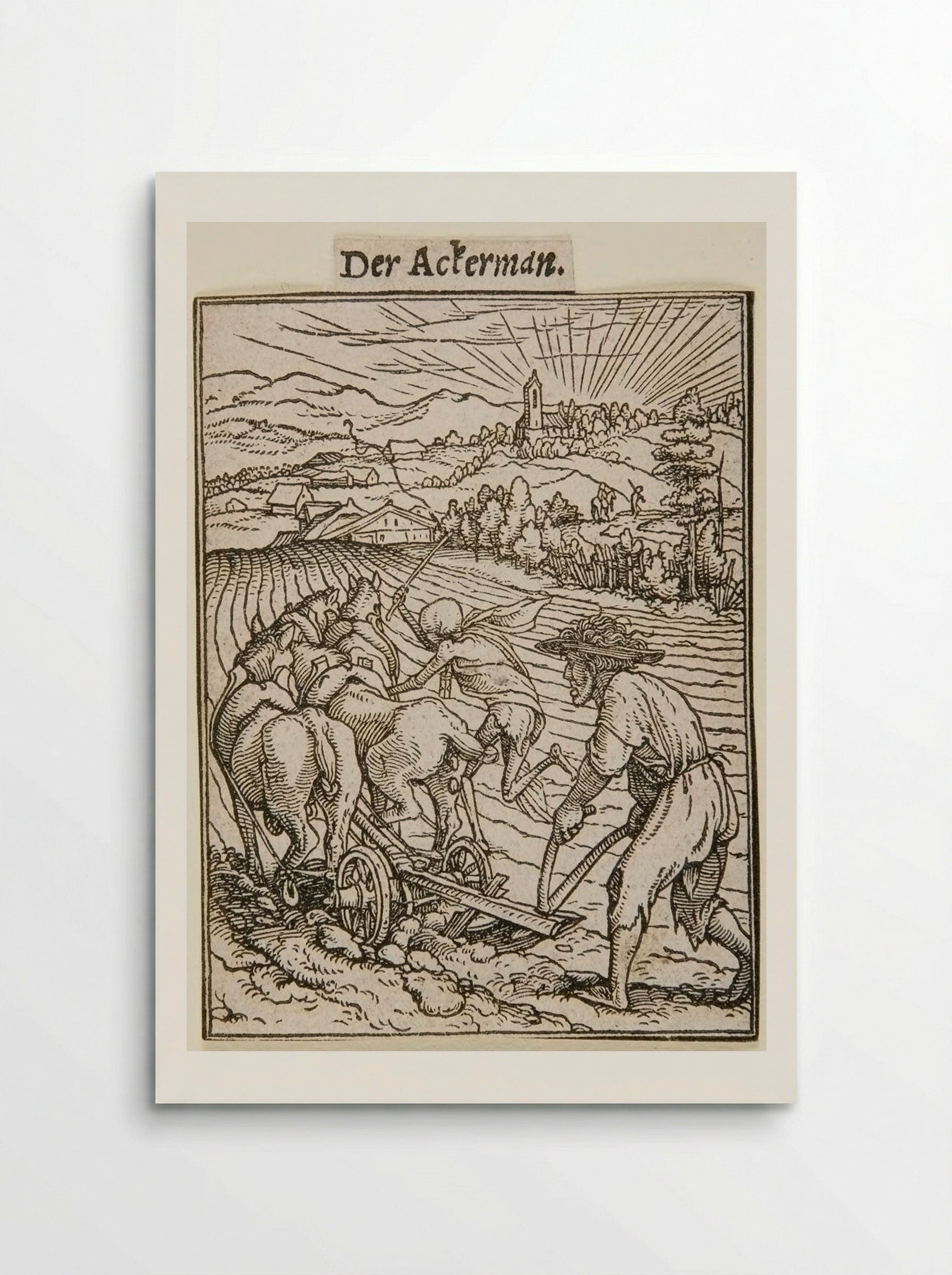 The Ploughman - Hans Holbein the Younger - Poster