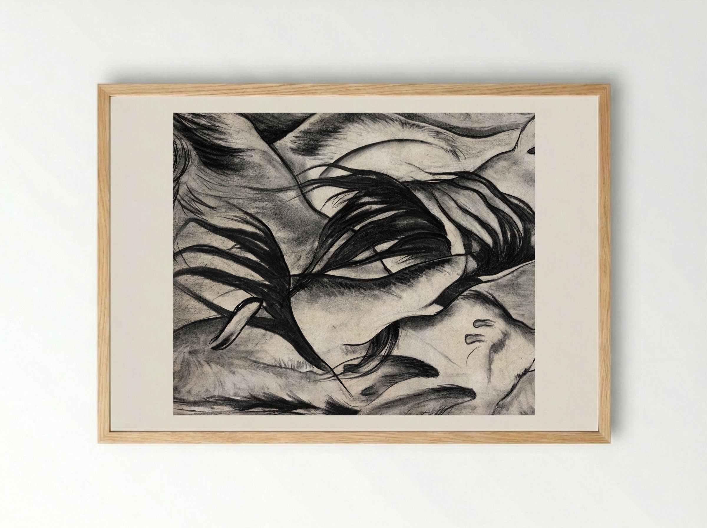 Goats - Arthur Dove - Framed Print Wood