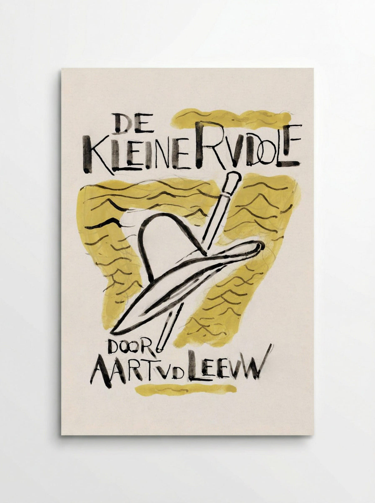 Design for 'De Kleine Rudolf' Book Cover - Leo Gestel - Poster