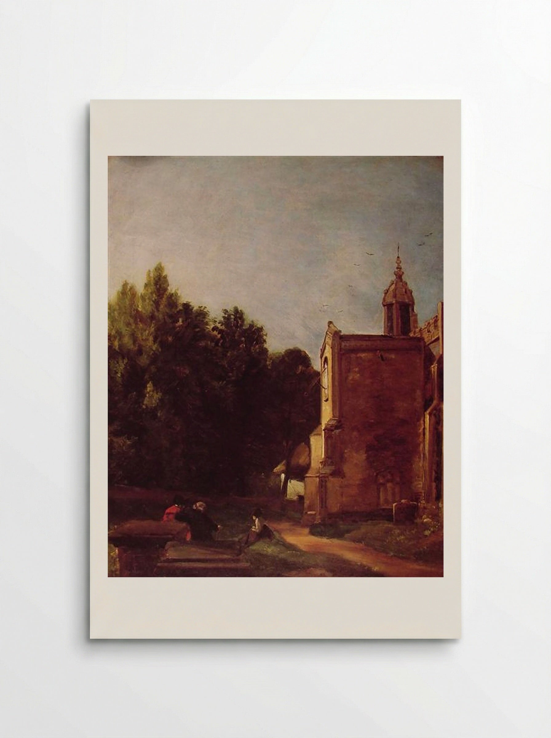 A Church Porch - John Constable - Poster
