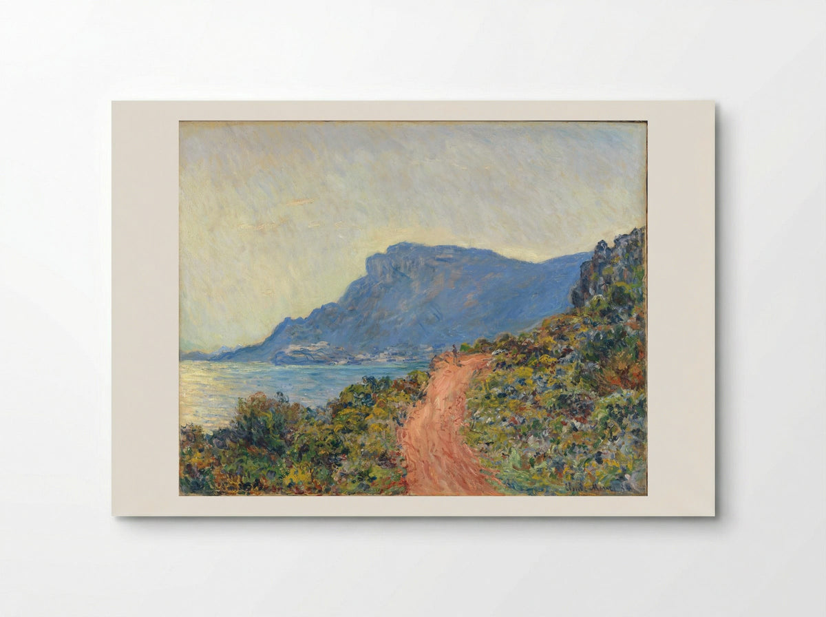 La Corniche near Monaco - Claude Monet - Poster