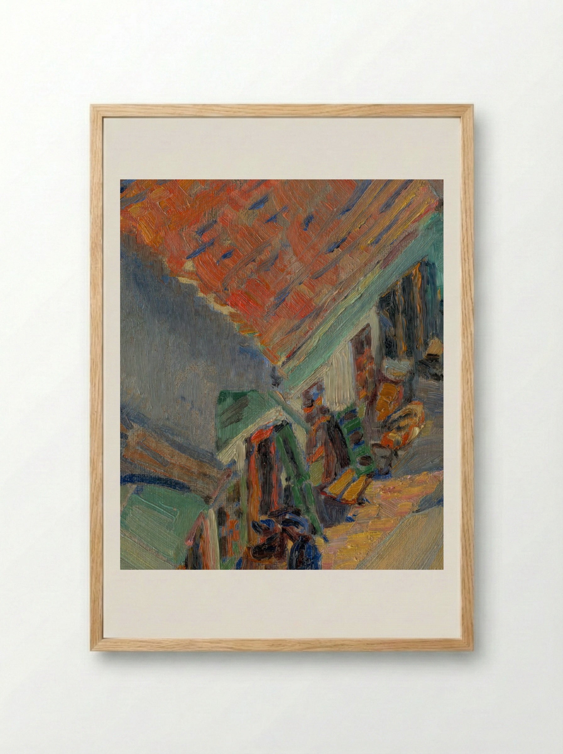 In Front of the House - Konstantin Bauer - Framed Print Wood