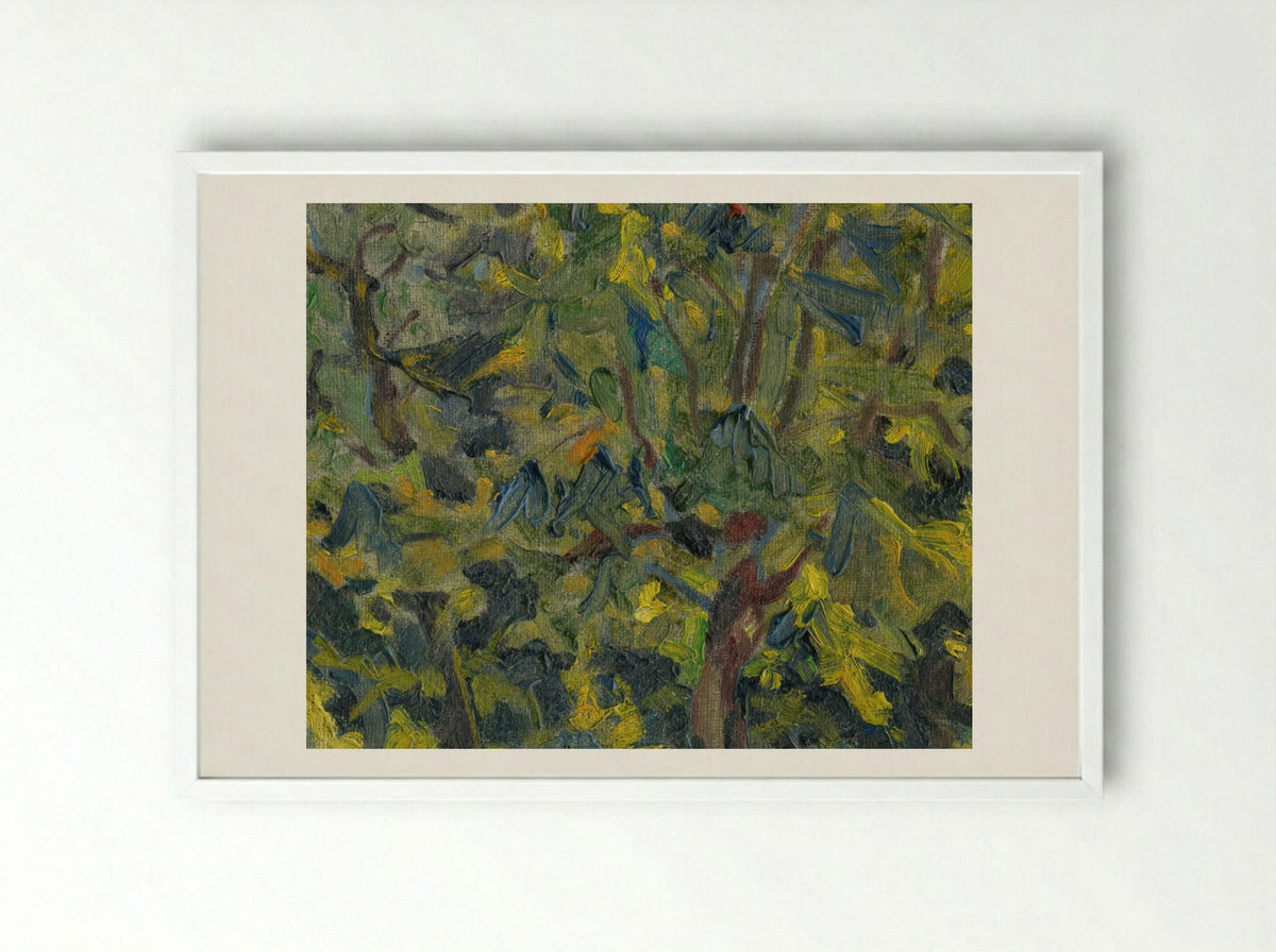 In the Park - Konstantin Bauer - Framed Print White