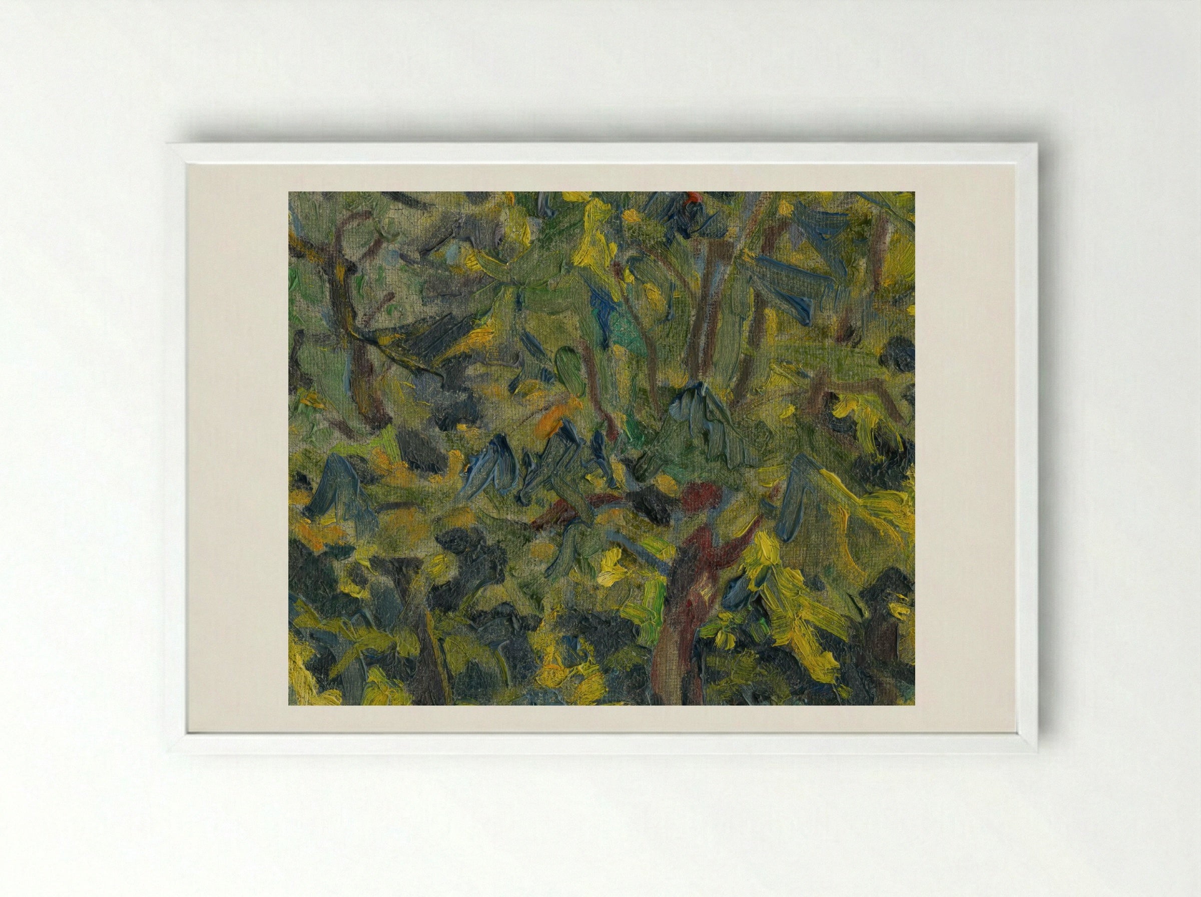 In the Park - Konstantin Bauer - Framed Print White