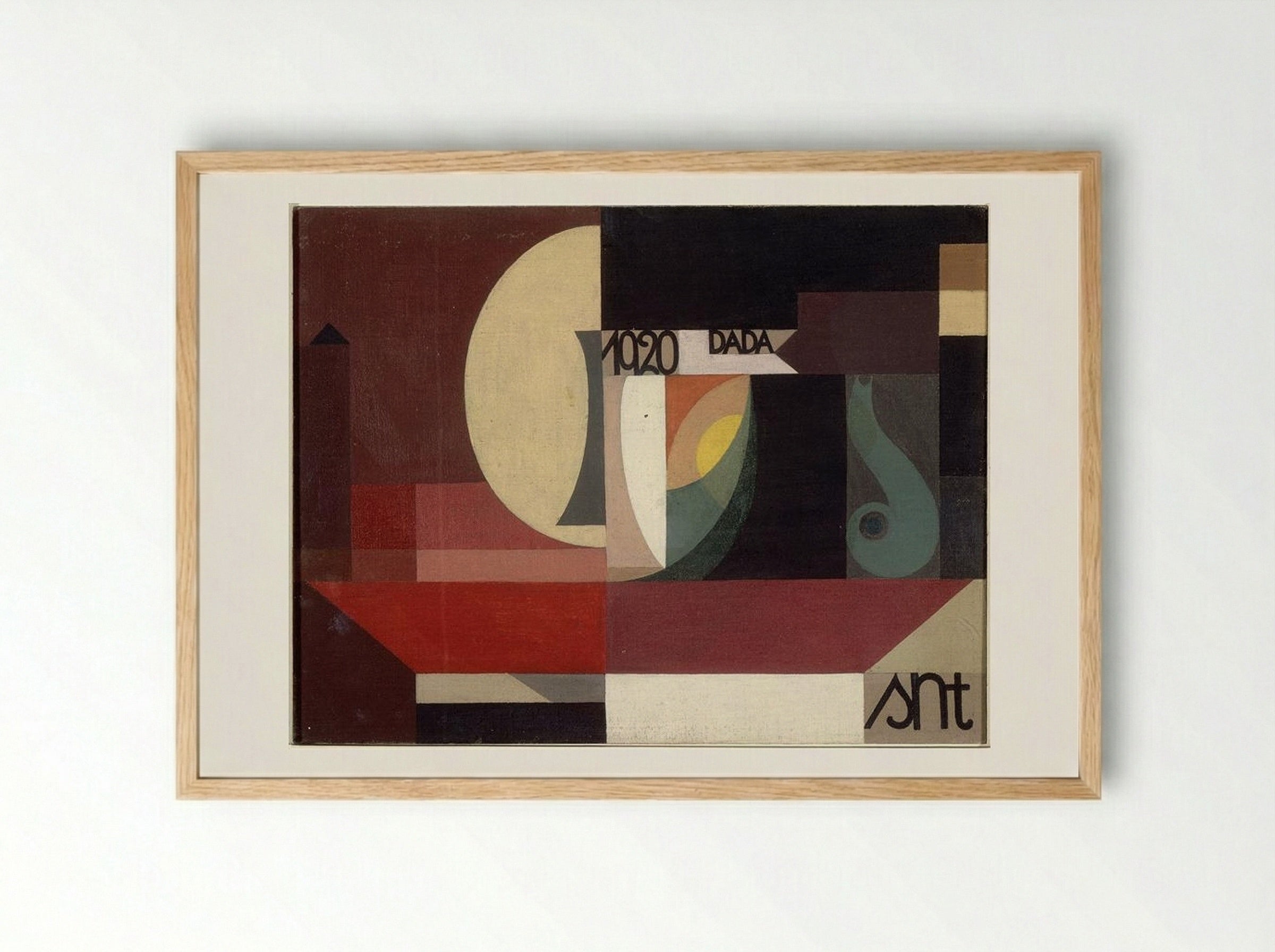 Composition Dada - Sophie Taeuber-Arp - Framed Print Wood