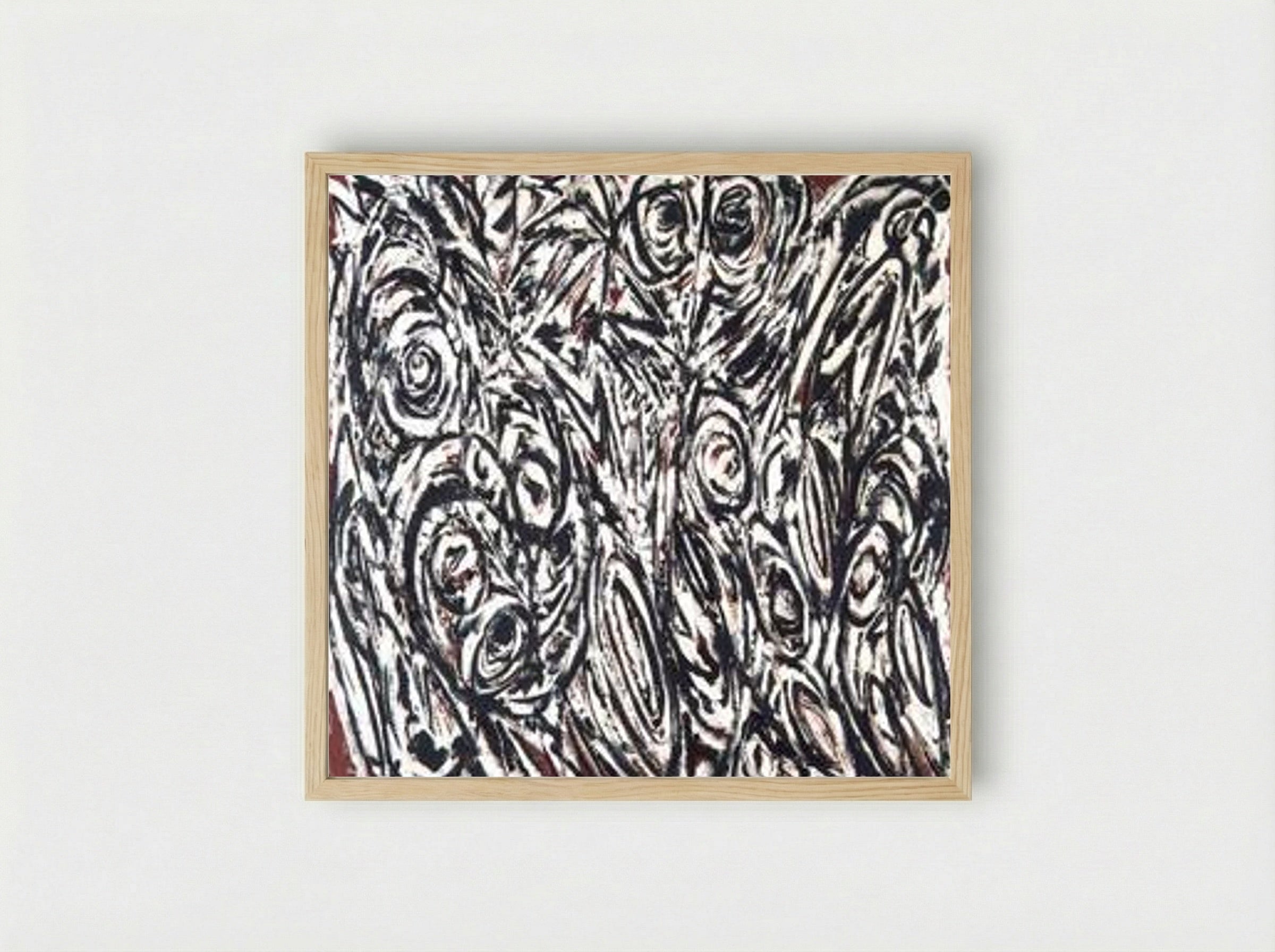 Night Creatures - Lee Krasner - Framed Print Wood
