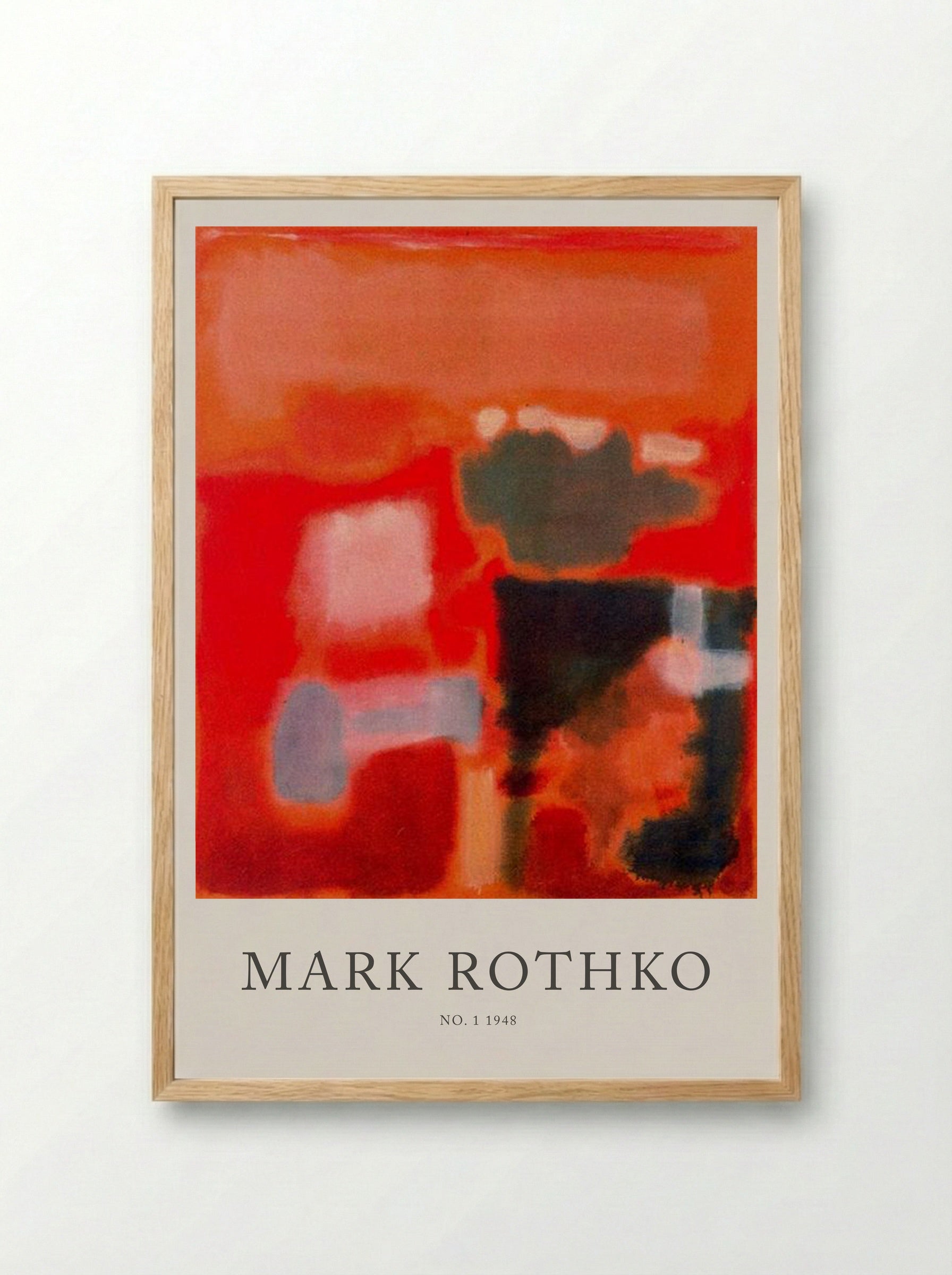 No. 1 - Mark Rothko - Framed Print Wood