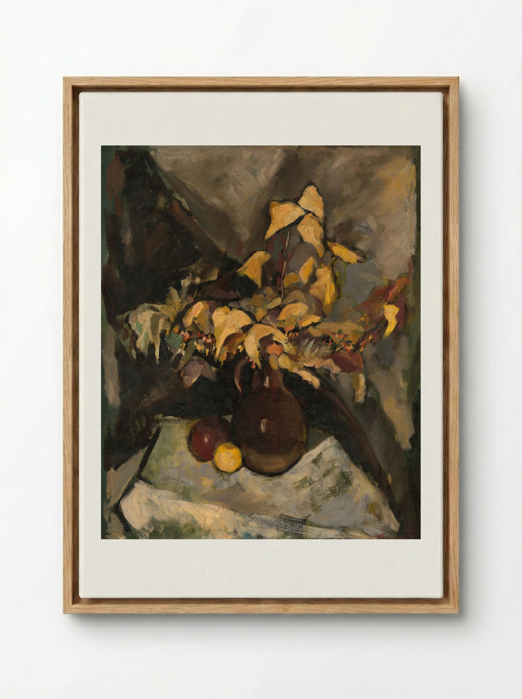 Autumn Still Life - Zolo Palugyay - Framed Canvas Wood