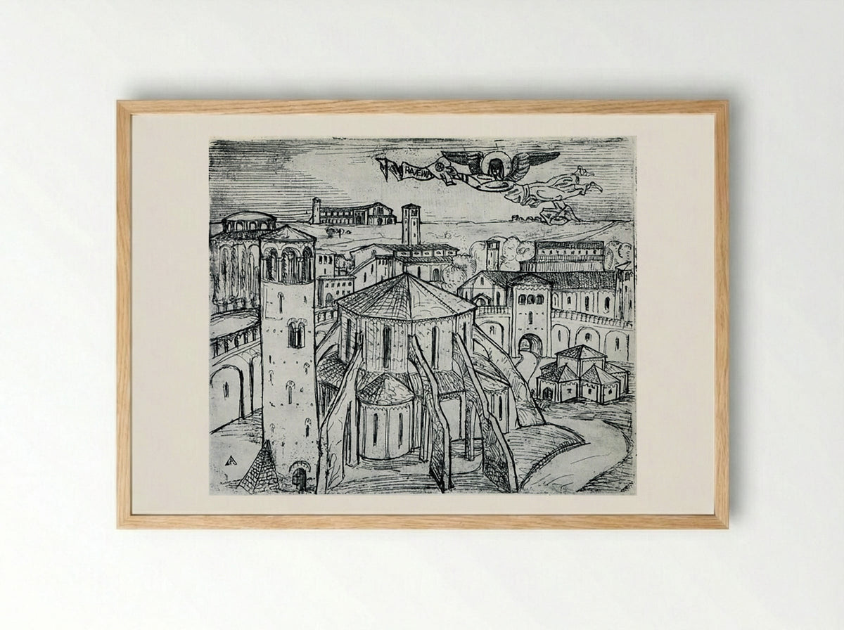 Reminiscence of Ravenna - Fine Art Print - Framed Print Wood