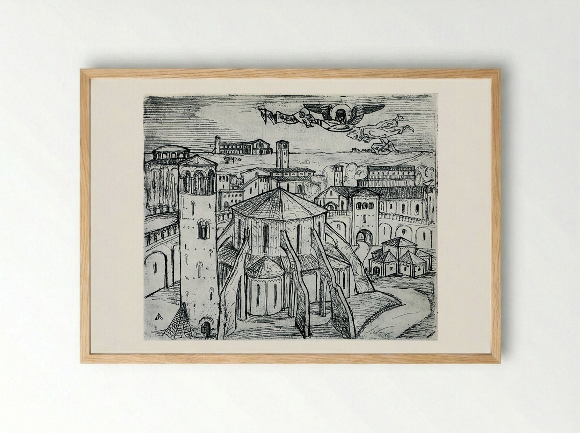 Reminiscence of Ravenna - Fine Art Print - Framed Print Wood