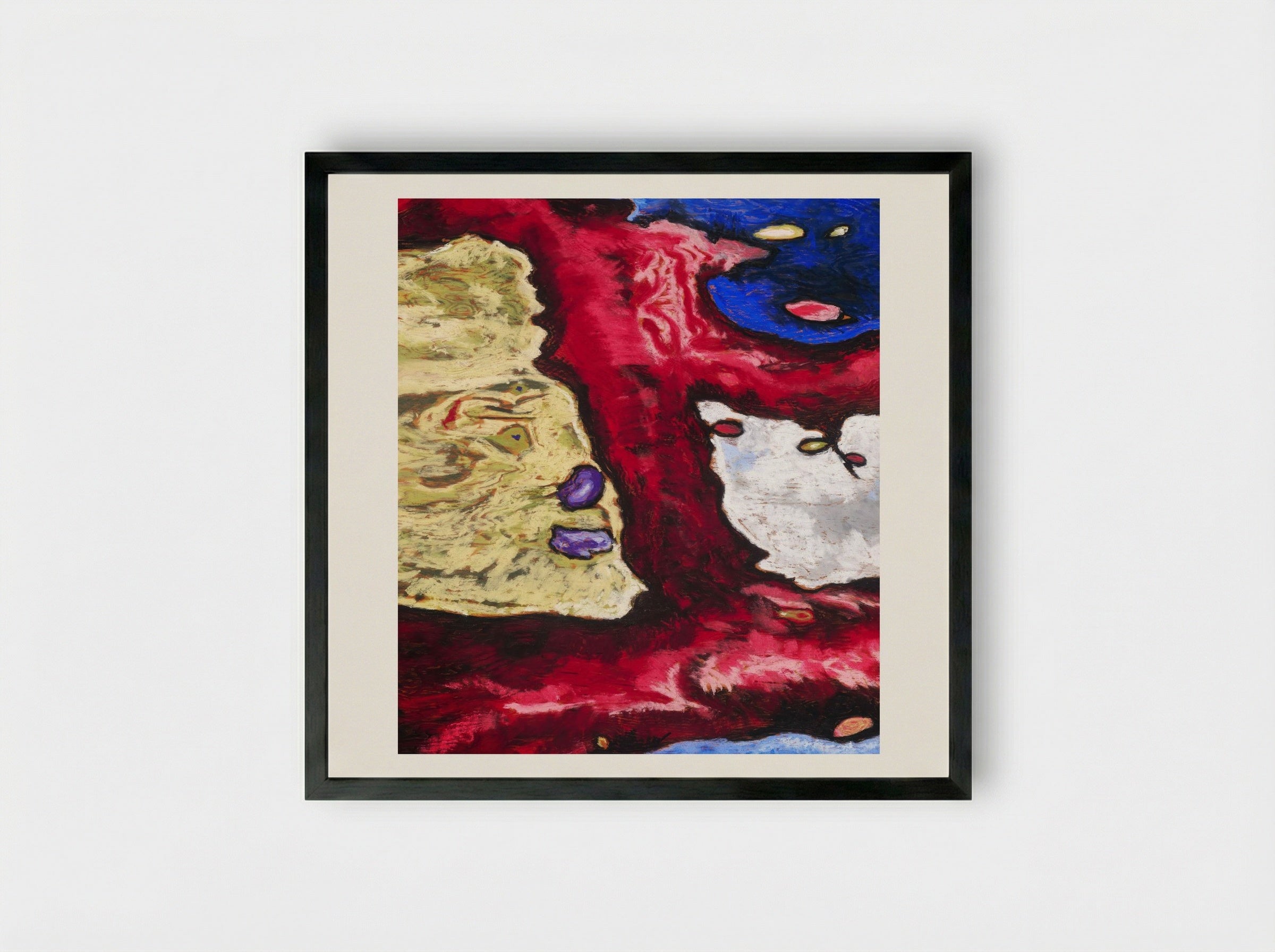 Tree Forms and Water - Arthur Dove - Framed Print Black