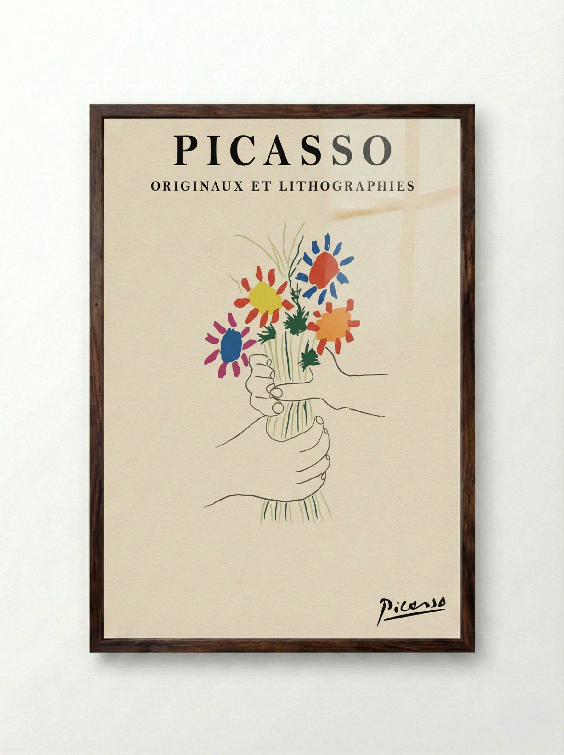 Flowers and Hands - Pablo Picasso