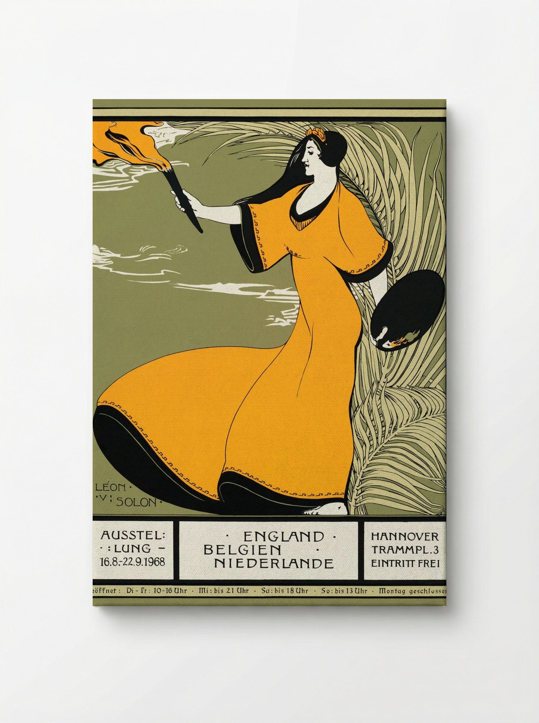 Exposition Poster, Hannover - Léon-Victor Solon - Canvas