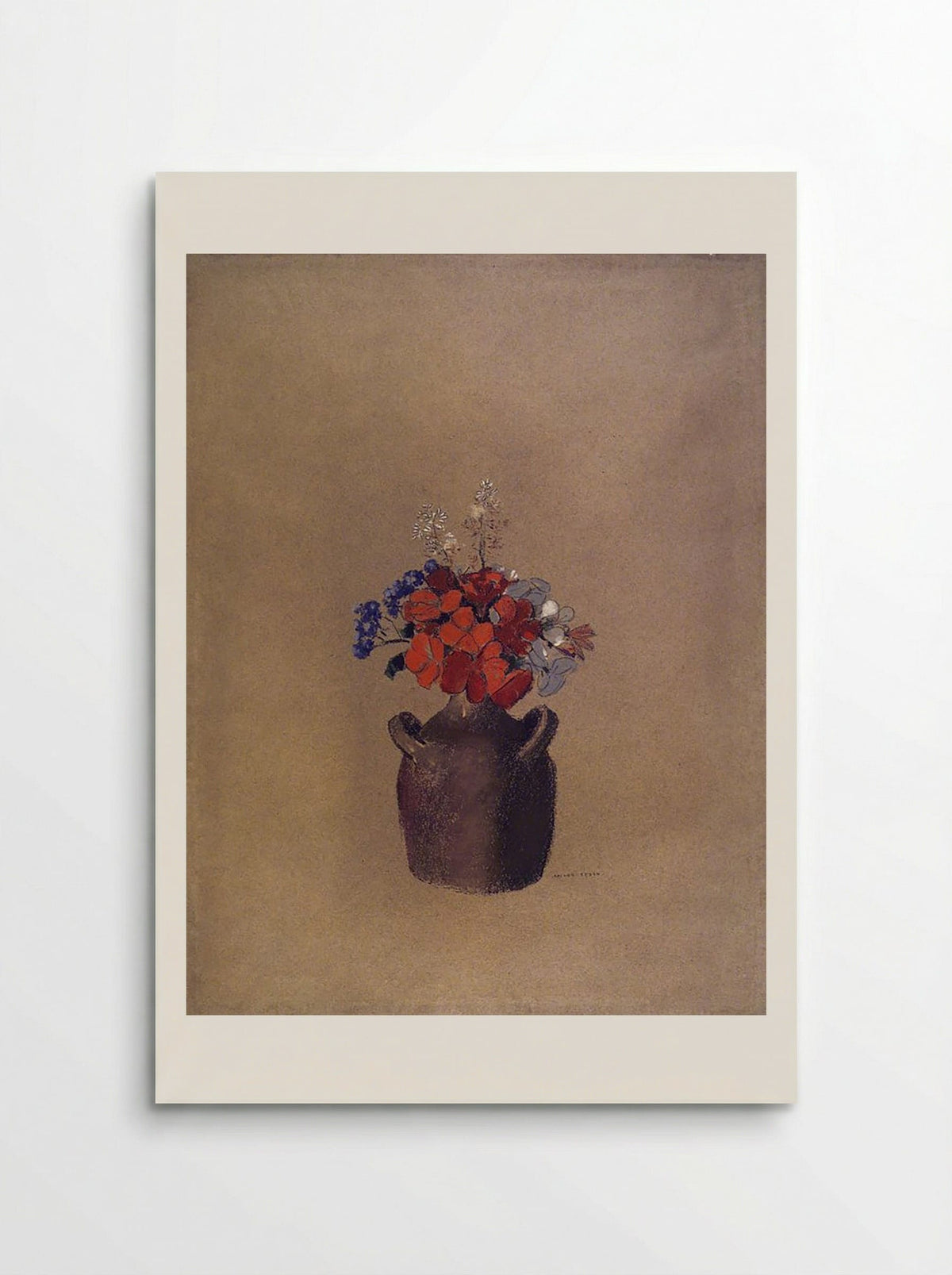 Flowers in a Vase - Odilon Redon - Poster