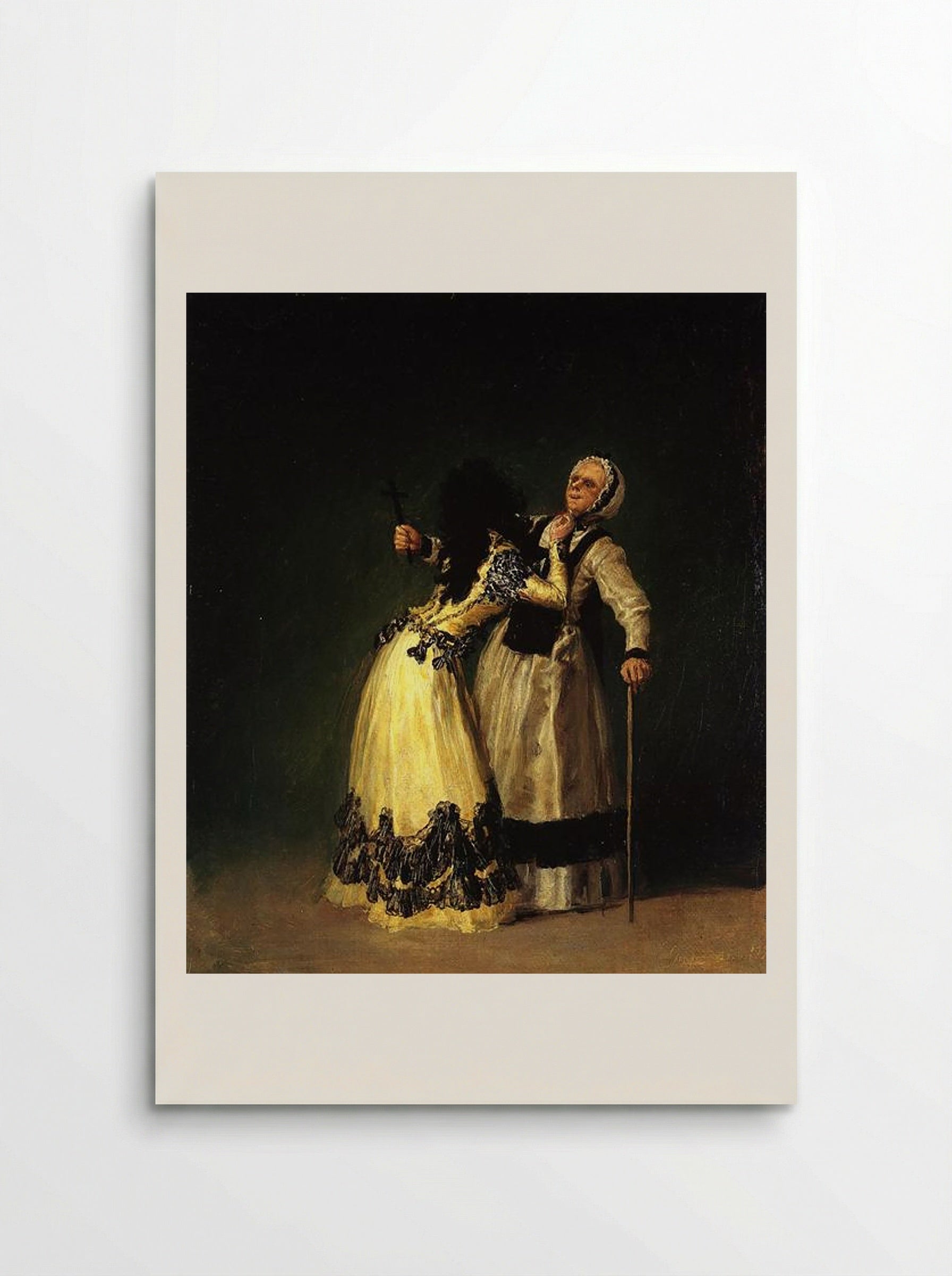 The Duchess of Alba and Her Duenna - Francisco Goya - Poster