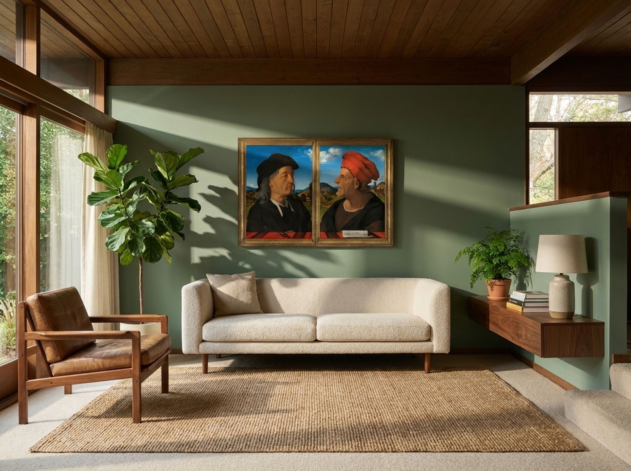 Portraits of Giuliano and Francesco Giamberti da Sangallo - Piero di Cosimo - Lifestyle