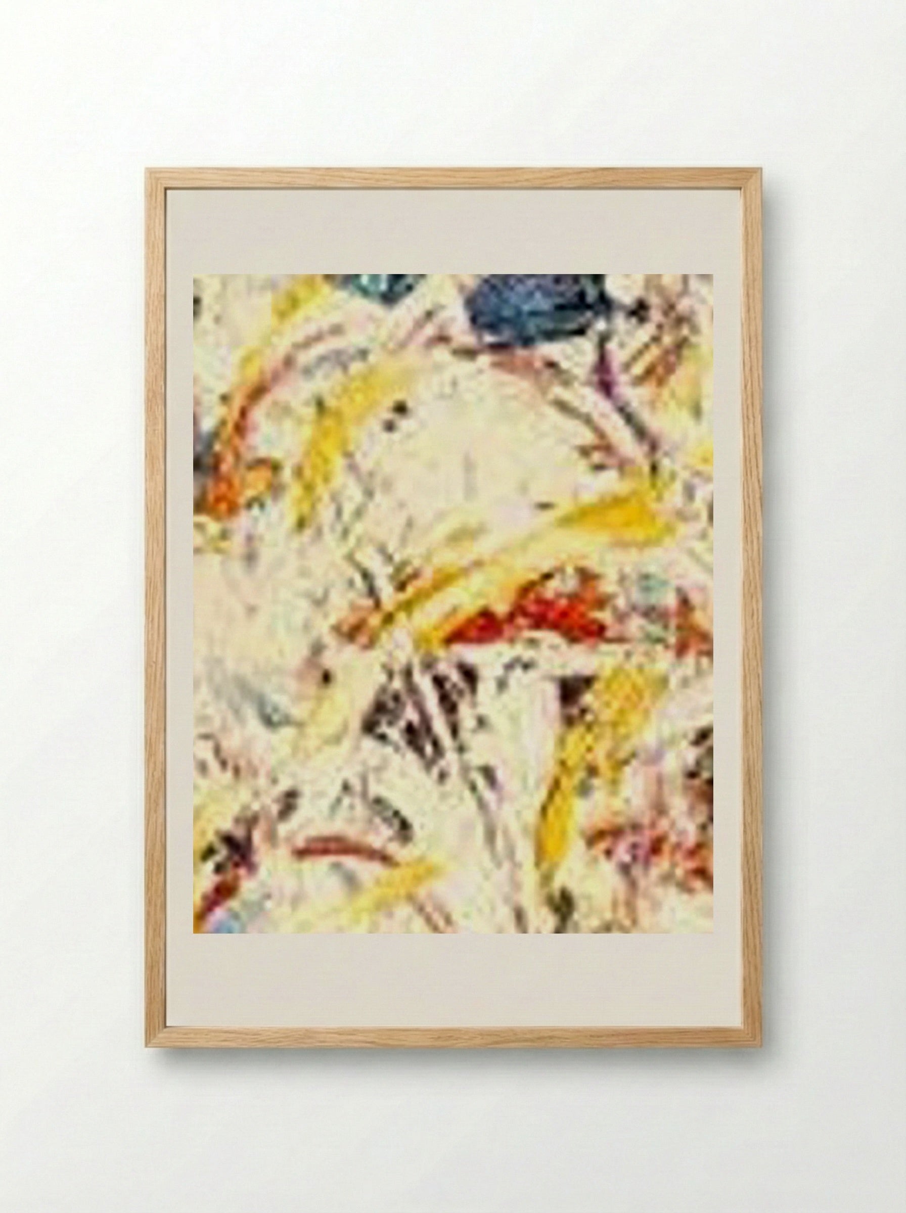 Shimmering Substance - Jackson Pollock - Framed Print Wood