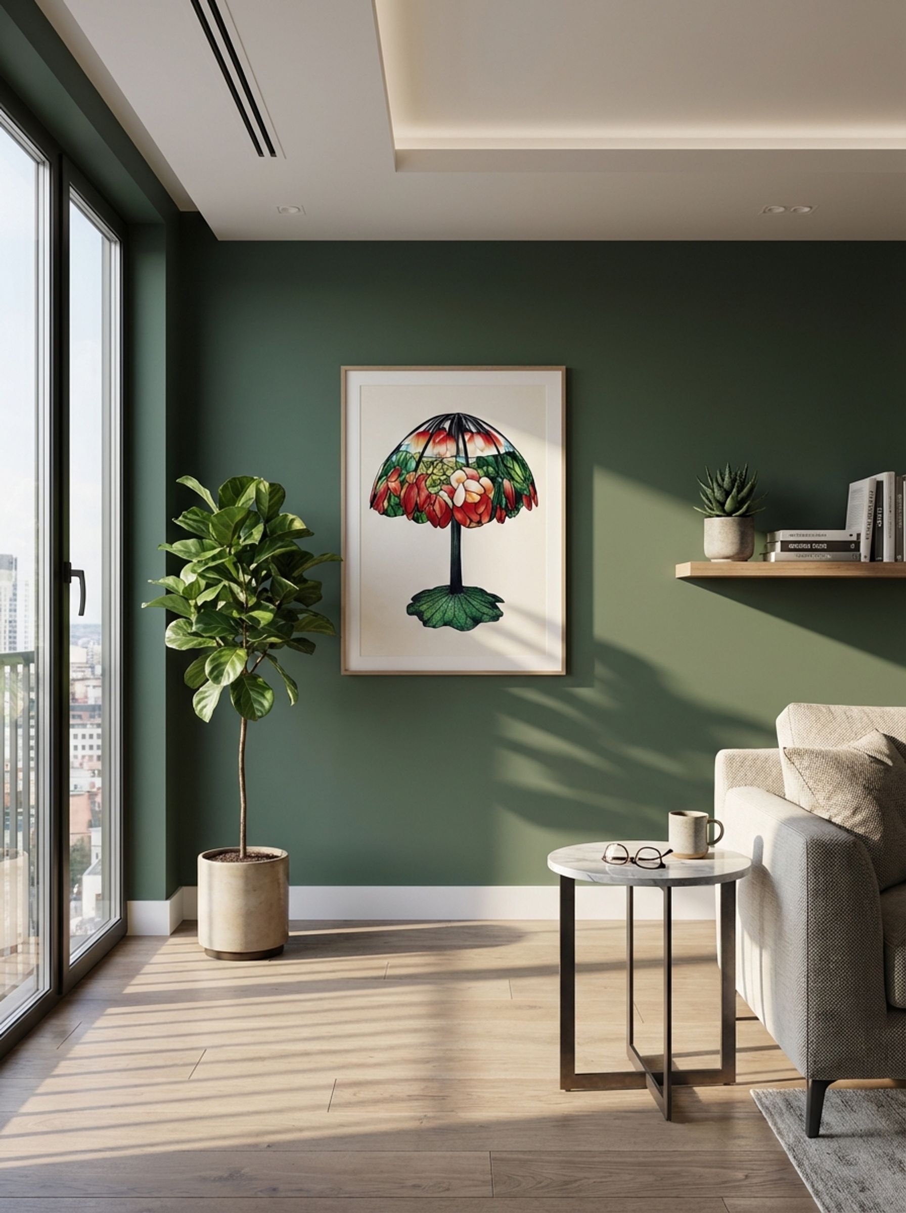 Design for a Lamp - Louis Comfort Tiffany - Lifestyle
