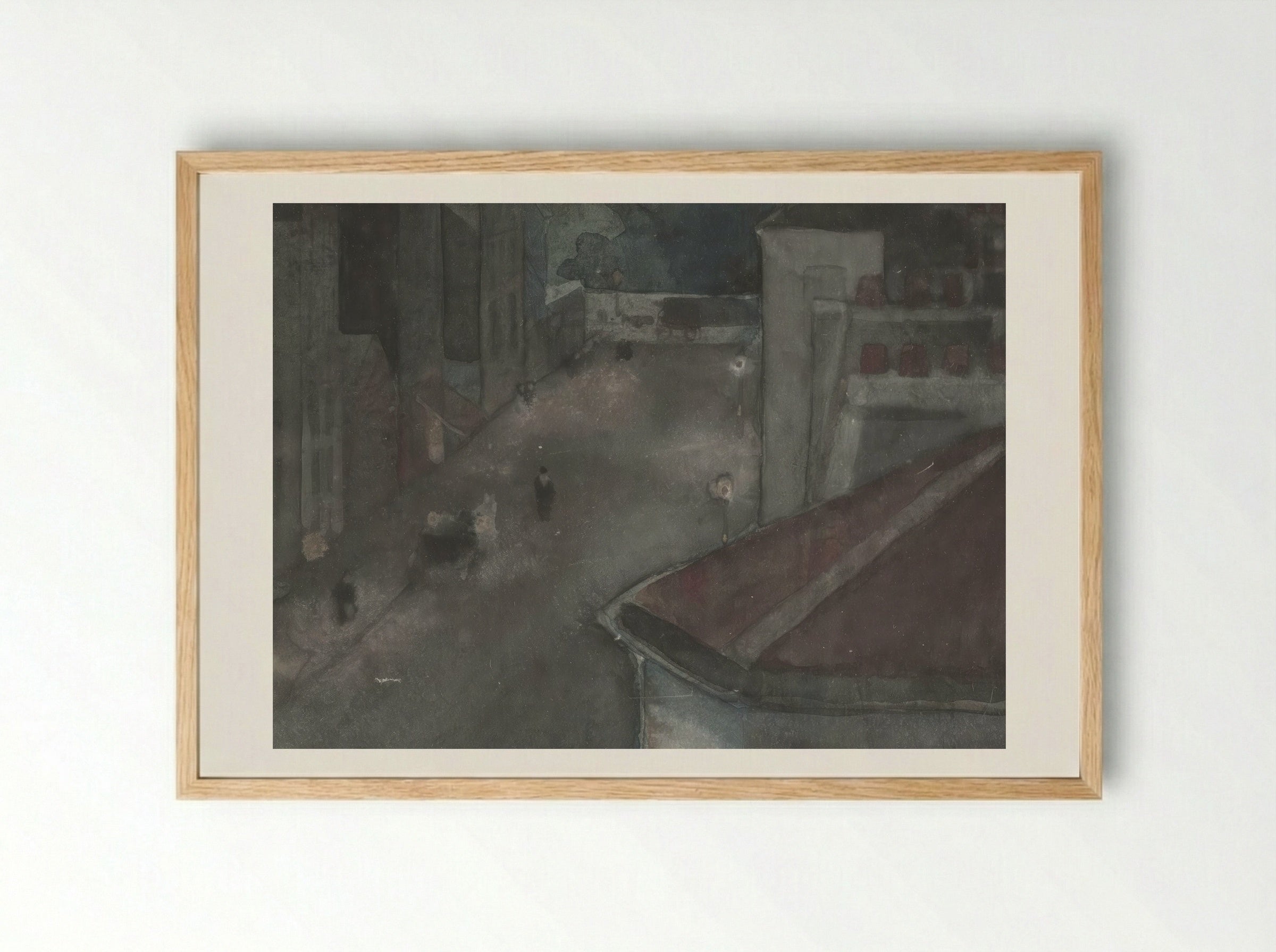From the Sixth Floor - Théophile Alexandre Steinlen - Framed Print Wood