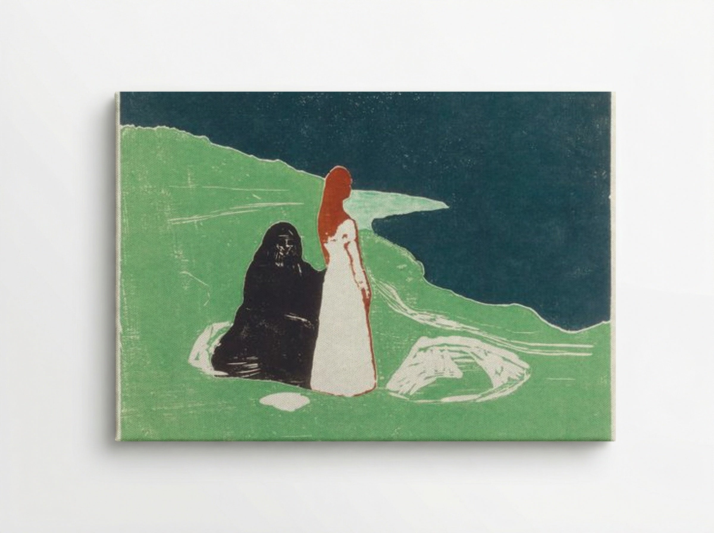 Two Women on the Shore - Edvard Munch - Canvas