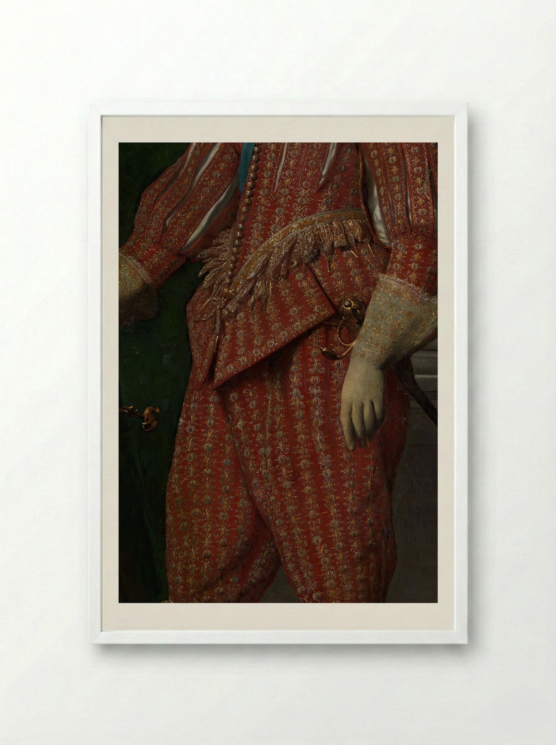 Charles I, King of England - Daniel Mijtens - Framed Print White