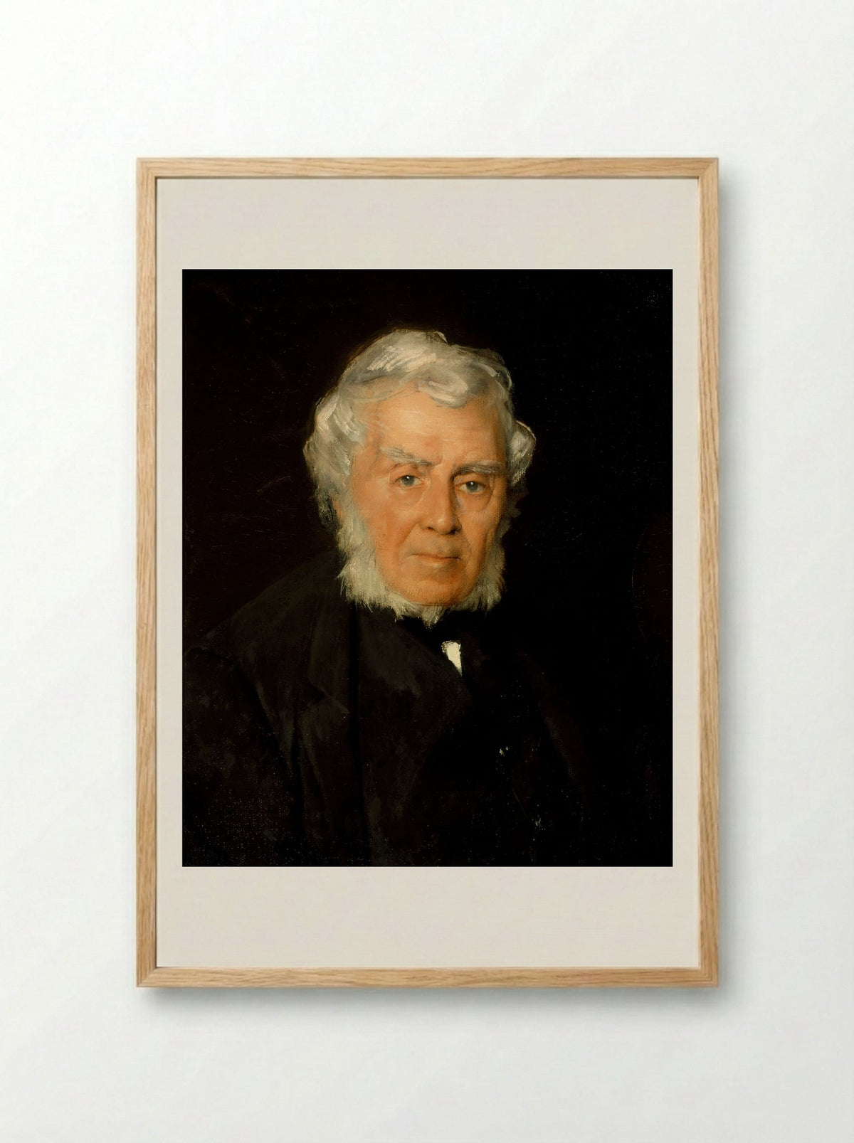 Portrait of Robert Walter Weir - Julian Alden Weir - Framed Print Wood