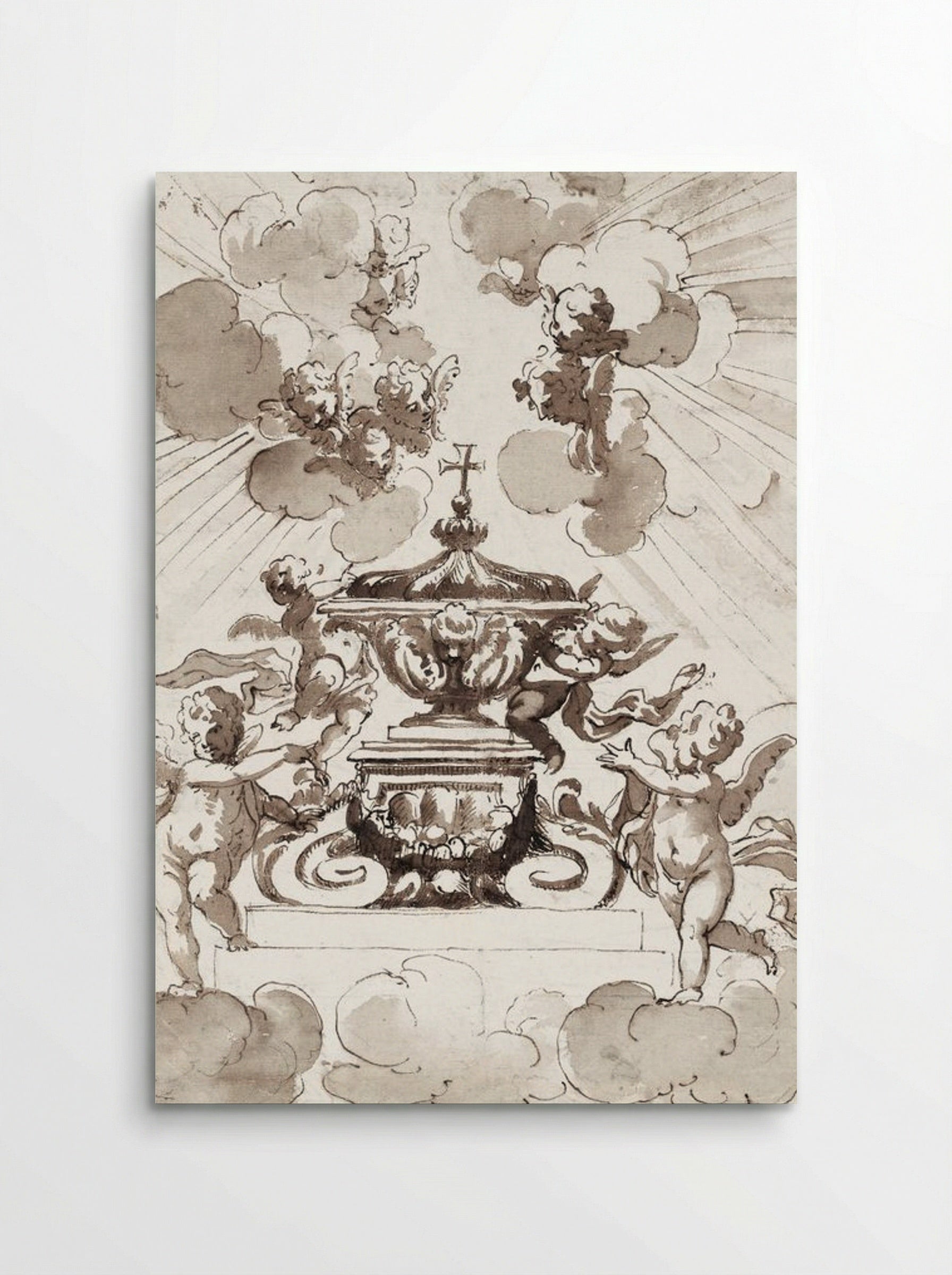 Glorification of the Host - Italian 18th Century - Poster
