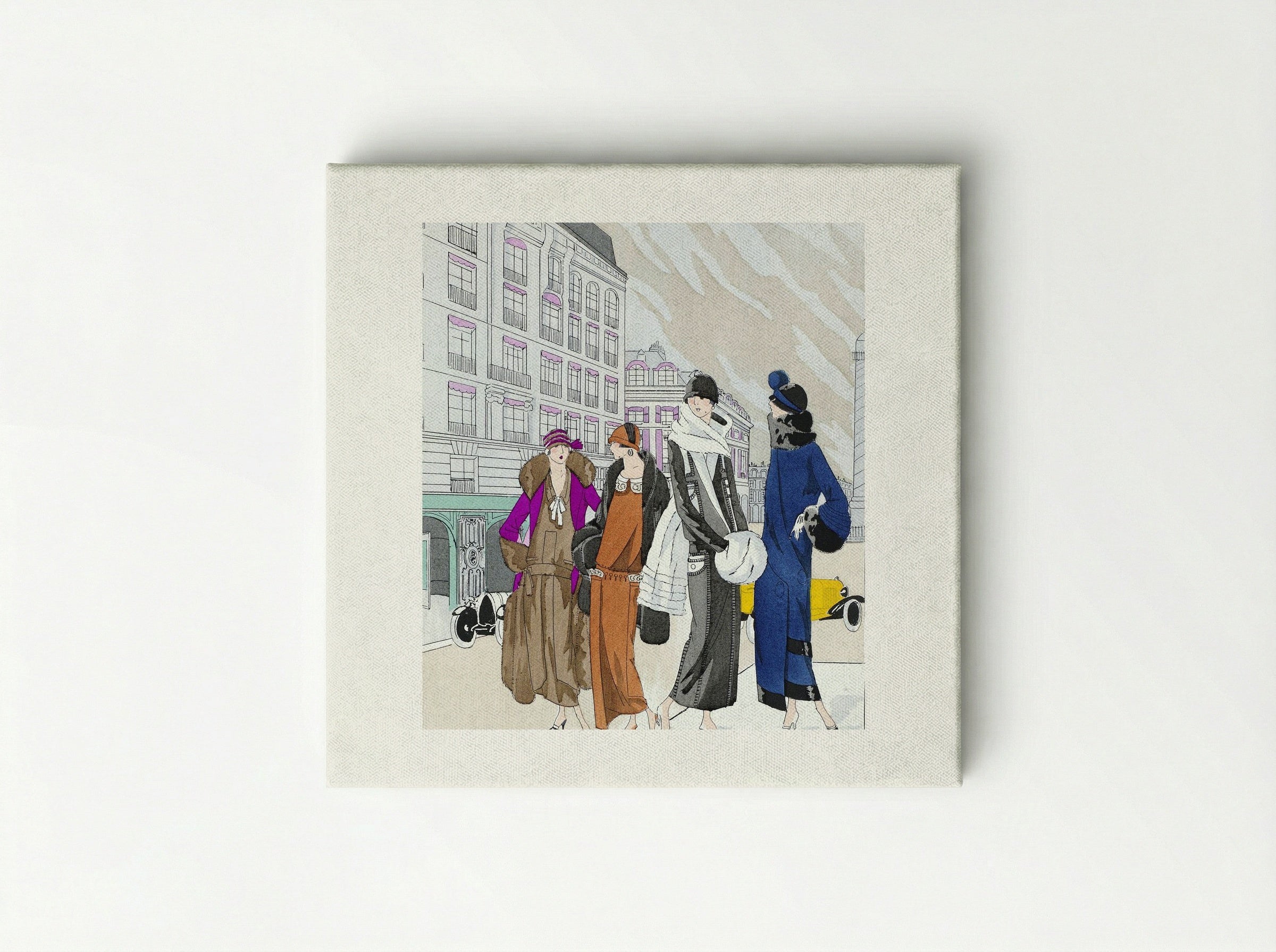Four Ladies in Creations - Georges Prémet - Canvas