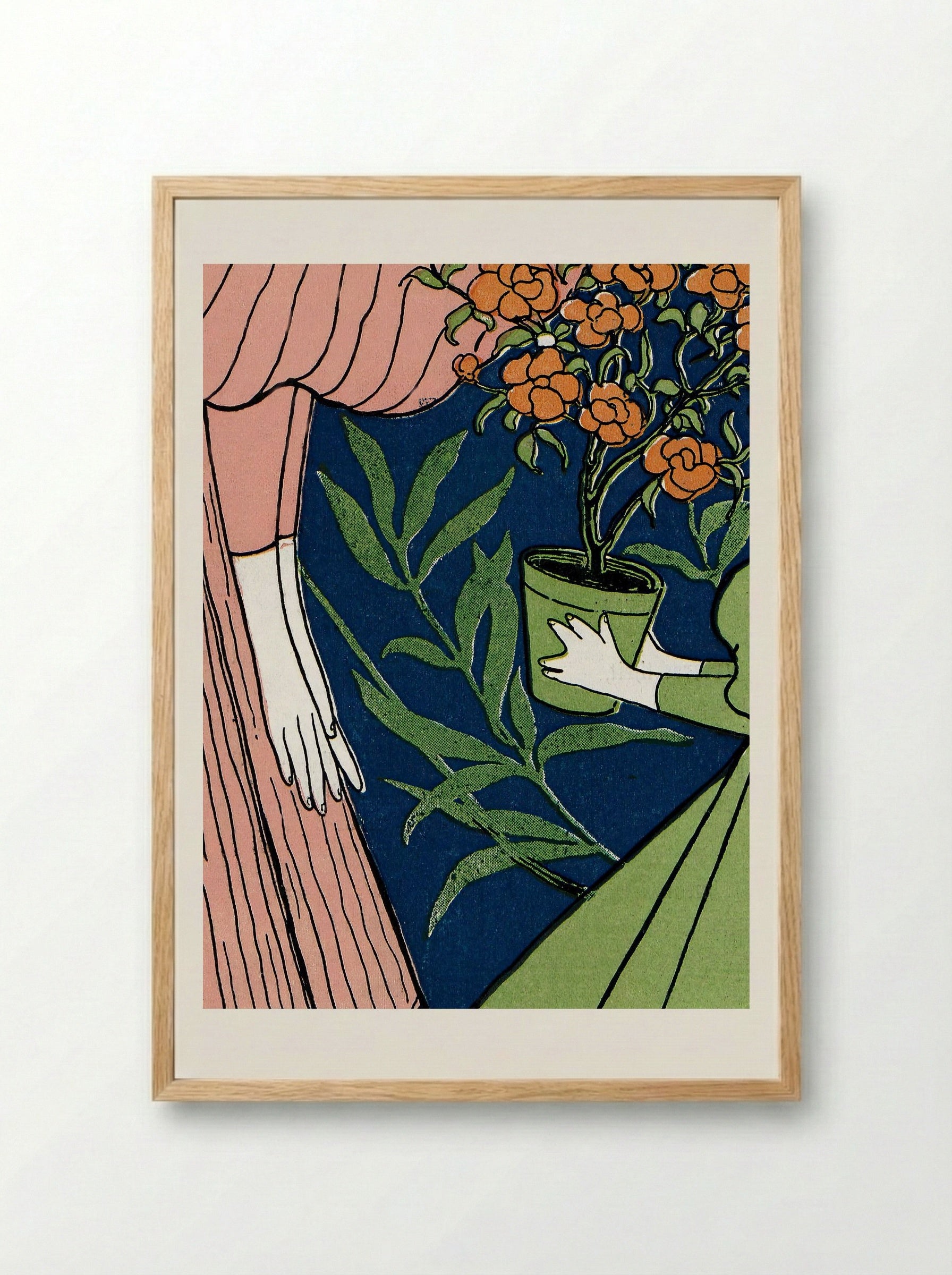 Jugend, Issue No. 40 - Josef Rudolf Witzel - Framed Print Wood