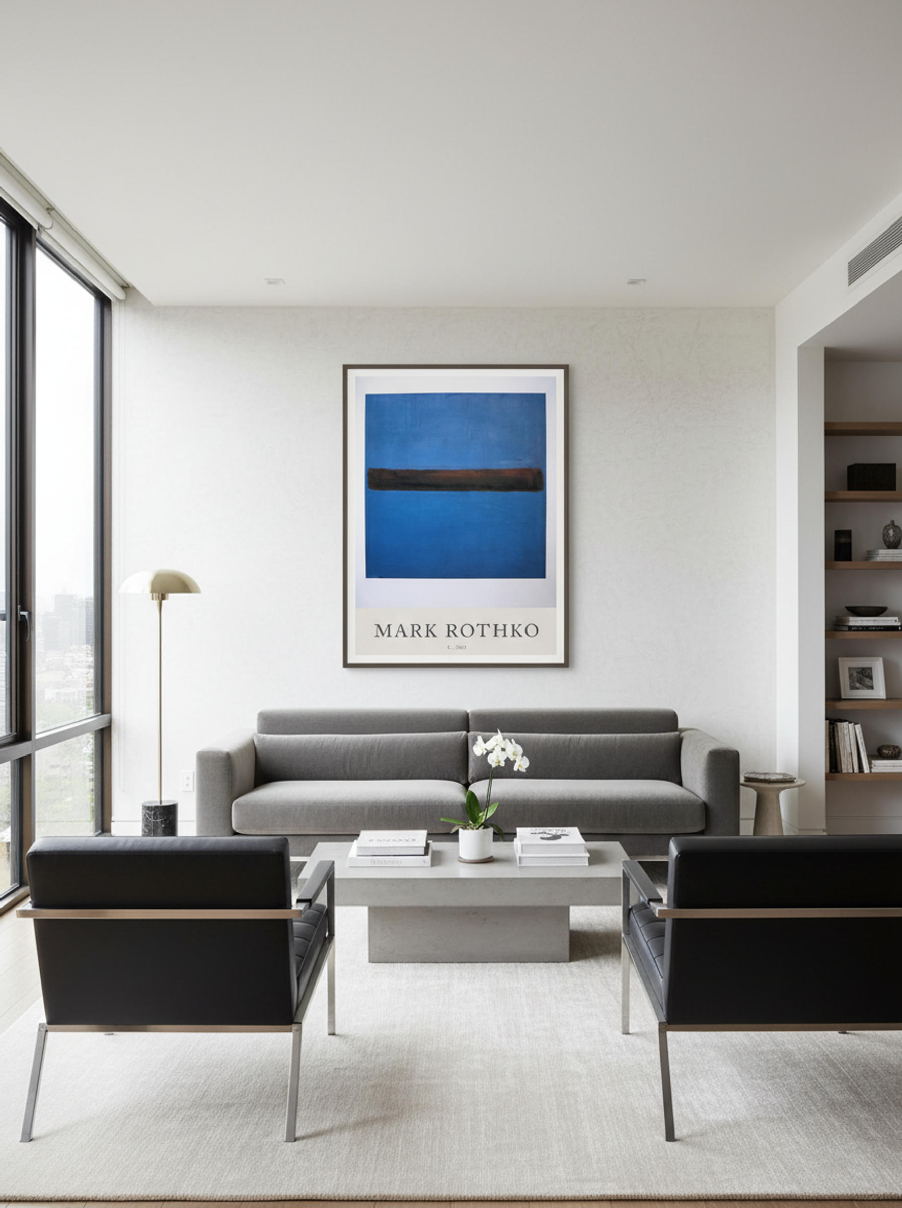Untitled (Blue and Brown) - Mark Rothko - Lifestyle