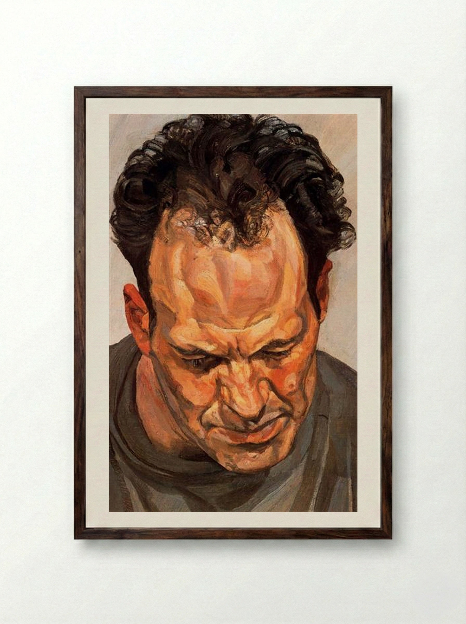 Frank Auerbach - Lucian Freud - Framed Print Dark Wood