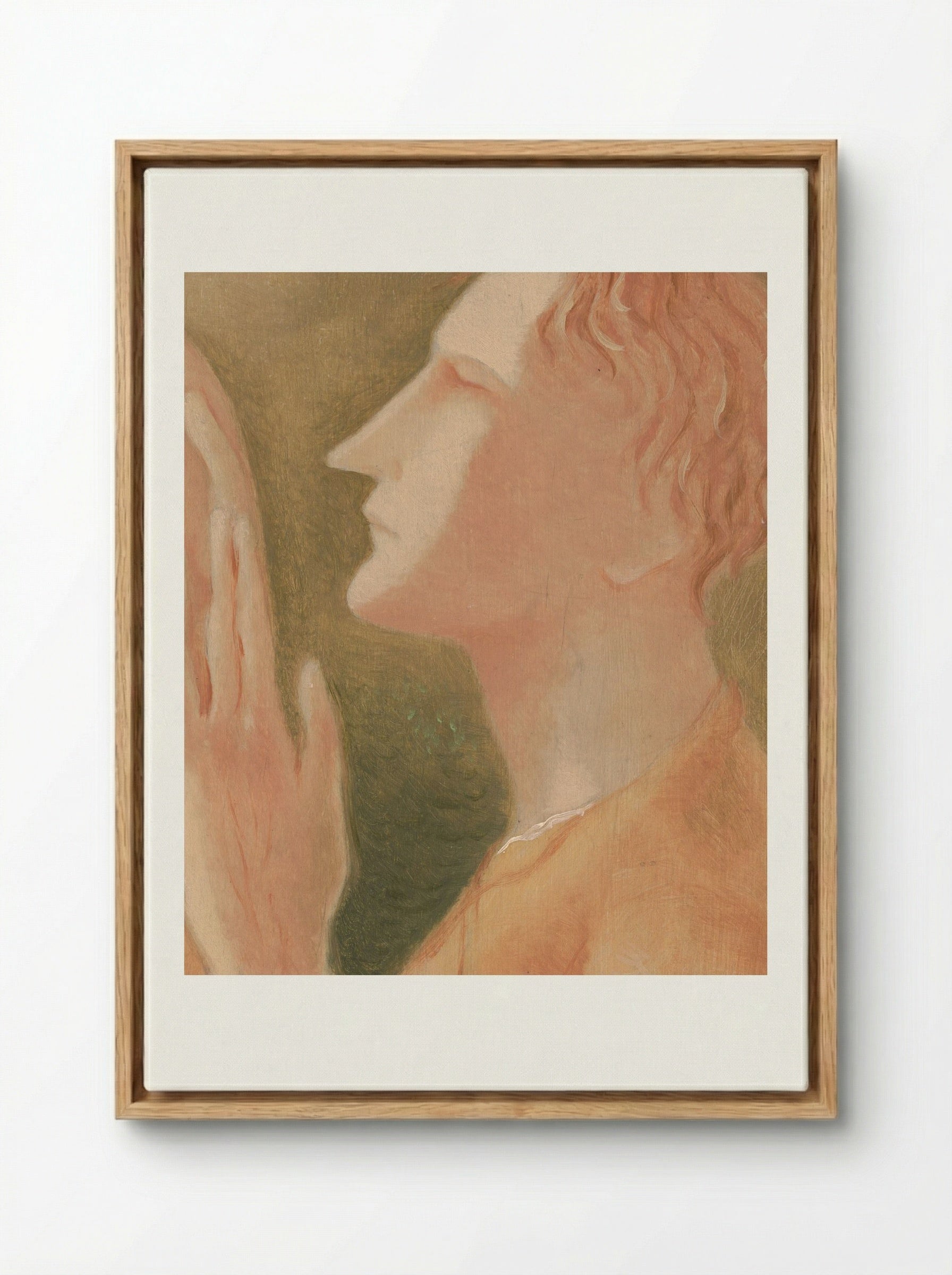 Blind Man - Mikuláš Galanda - Framed Canvas Wood