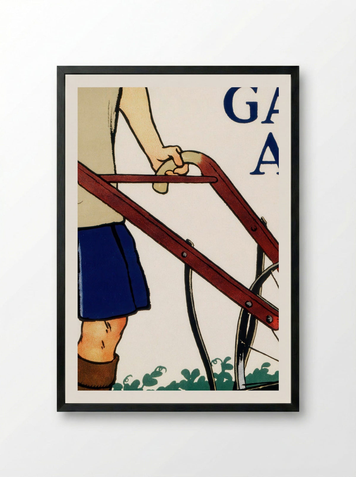 Join the United States School Garden Army - Edward Penfield - Framed Print Black