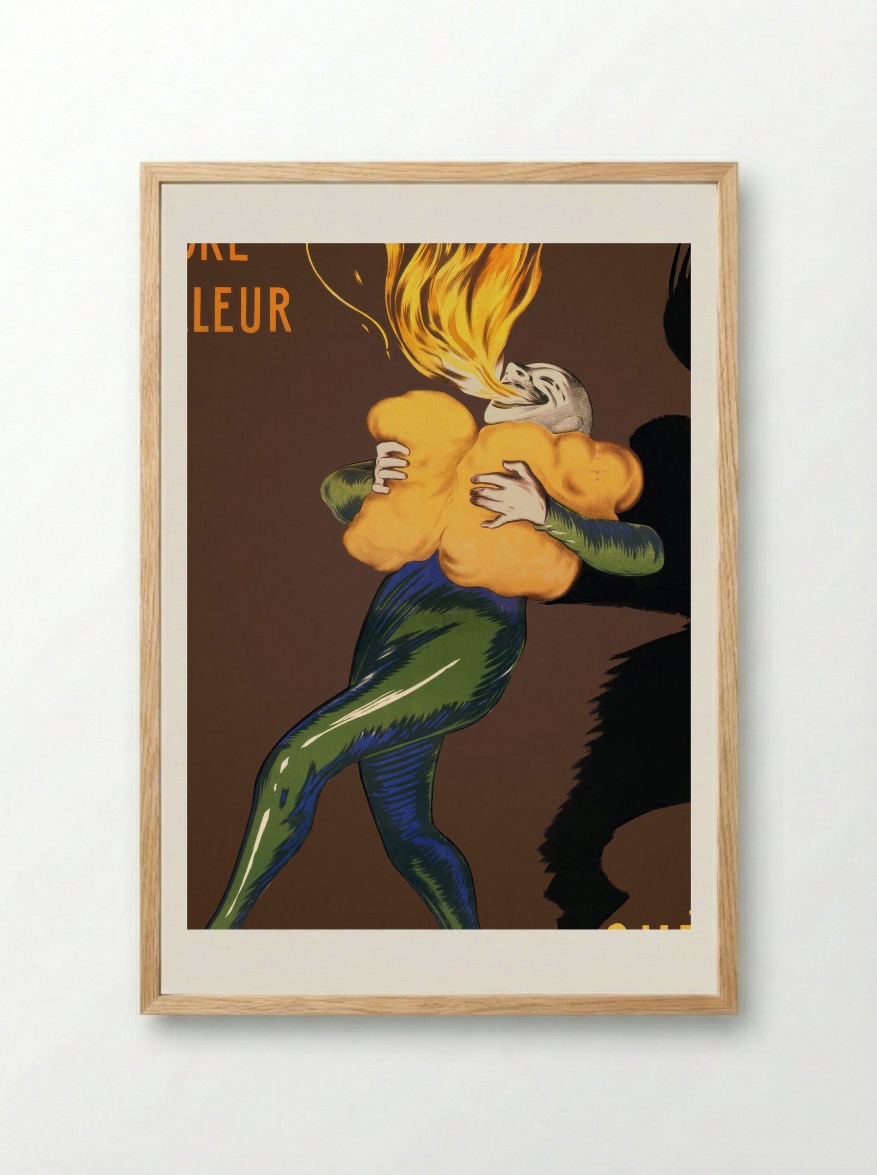 Le Thermogène Engendre la Chaleur - Leonetto Cappiello - Framed Print Wood