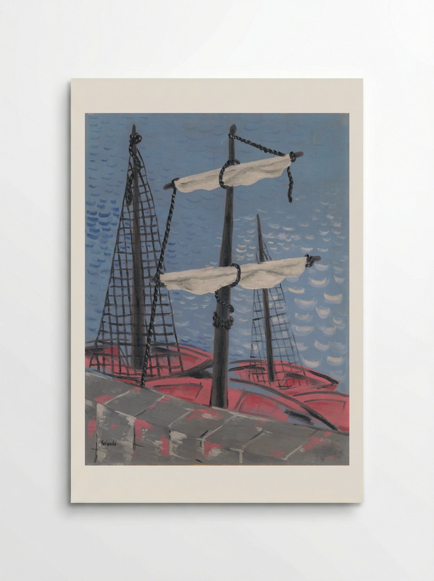 Fishing Boats - Mikuláš Galanda - Poster