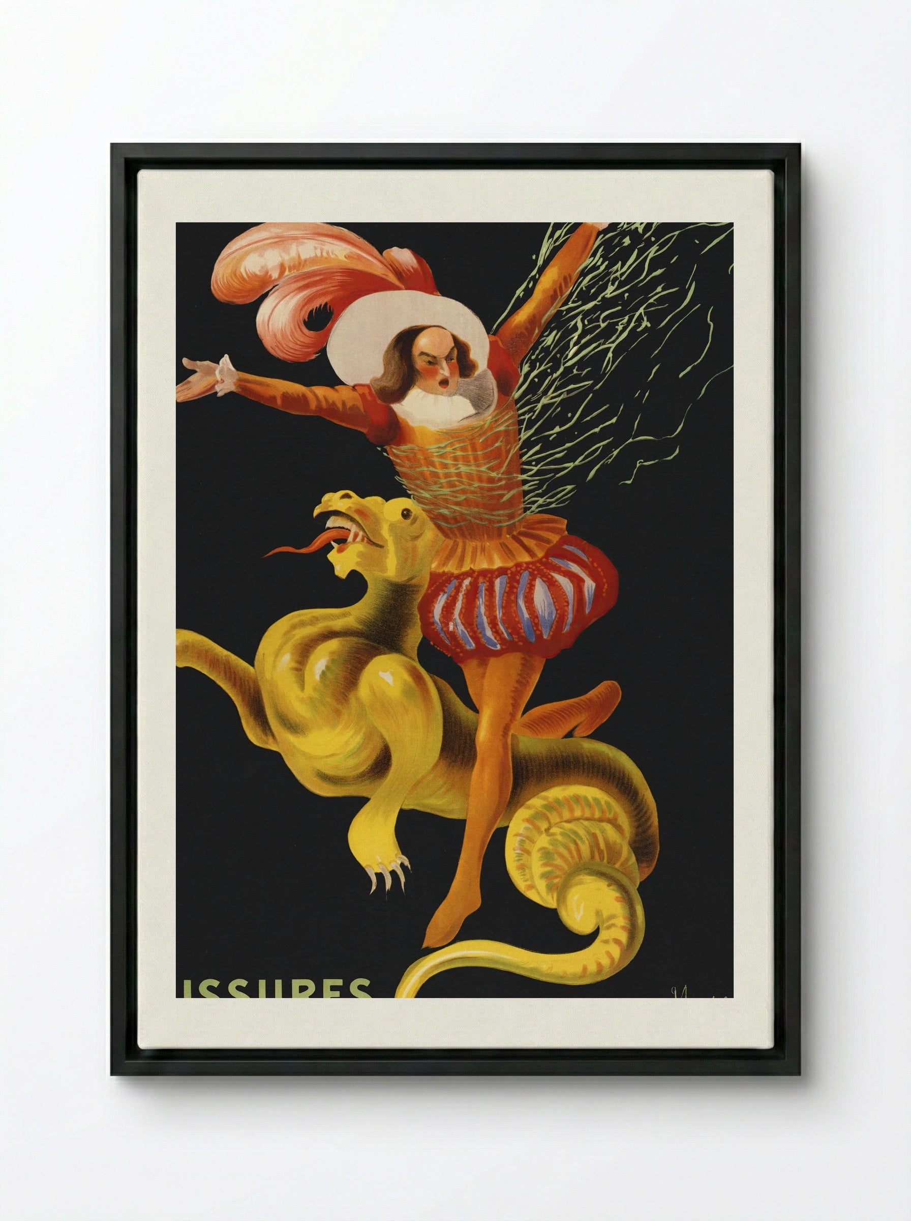 Chaussures Perrouin Frères, Nantes - Leonetto Cappiello - Framed Canvas Black