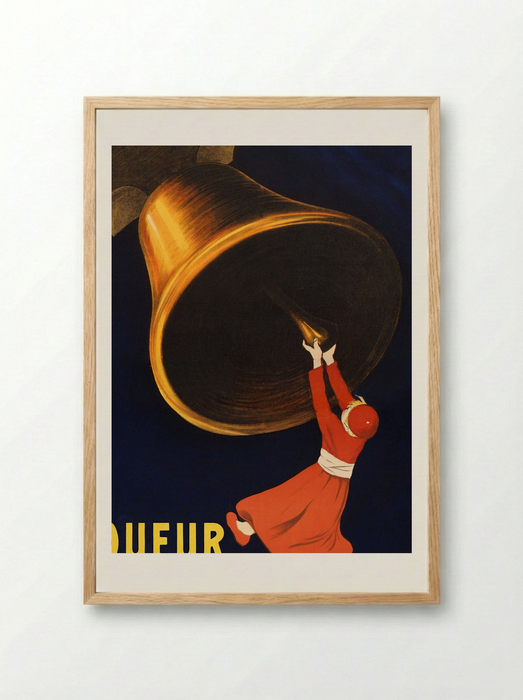 Angelus Liqueur des Salésiens de Dom Bosco - Leonetto Cappiello - Framed Print Wood