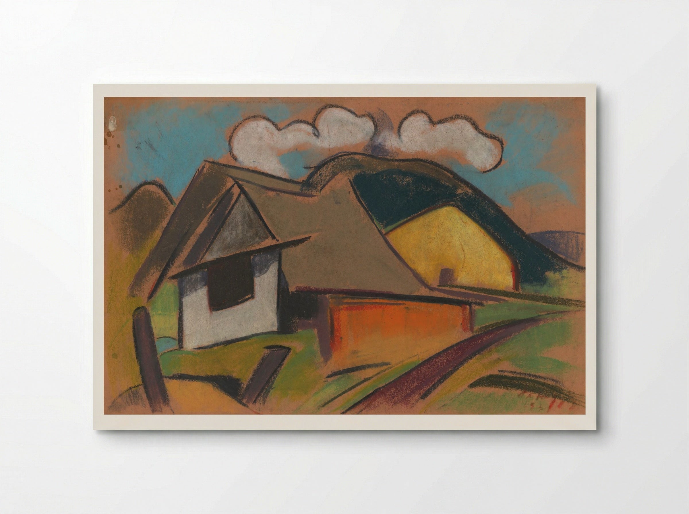 Cottages in the Mountains - Zolo Palugyay - Poster