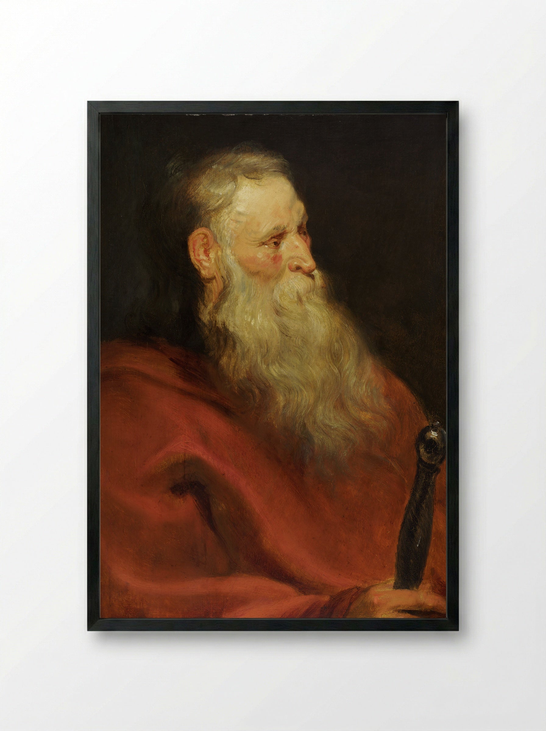 Saint Paul - Peter Paul Rubens - Framed Print Black