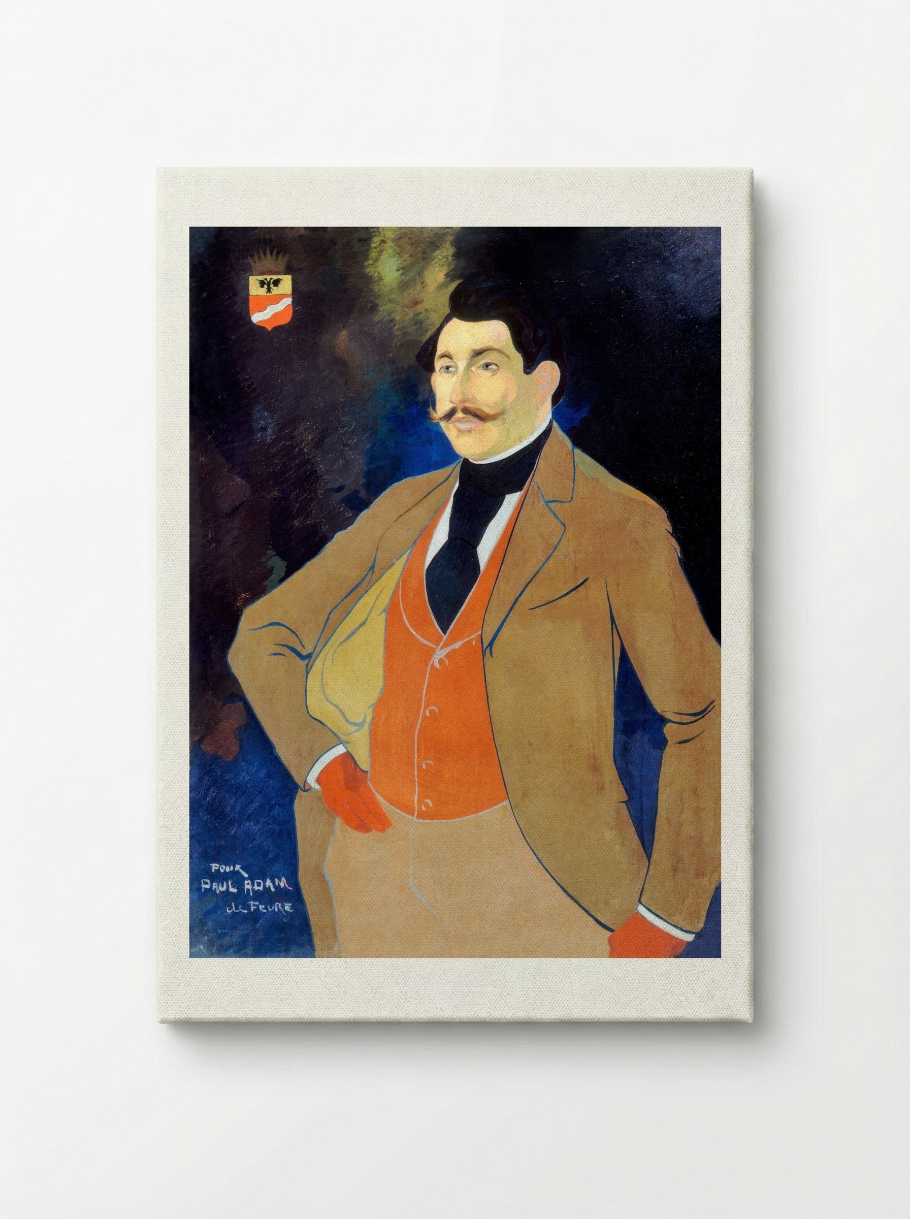 Portrait of Paul Adam - Georges de Feure - Canvas