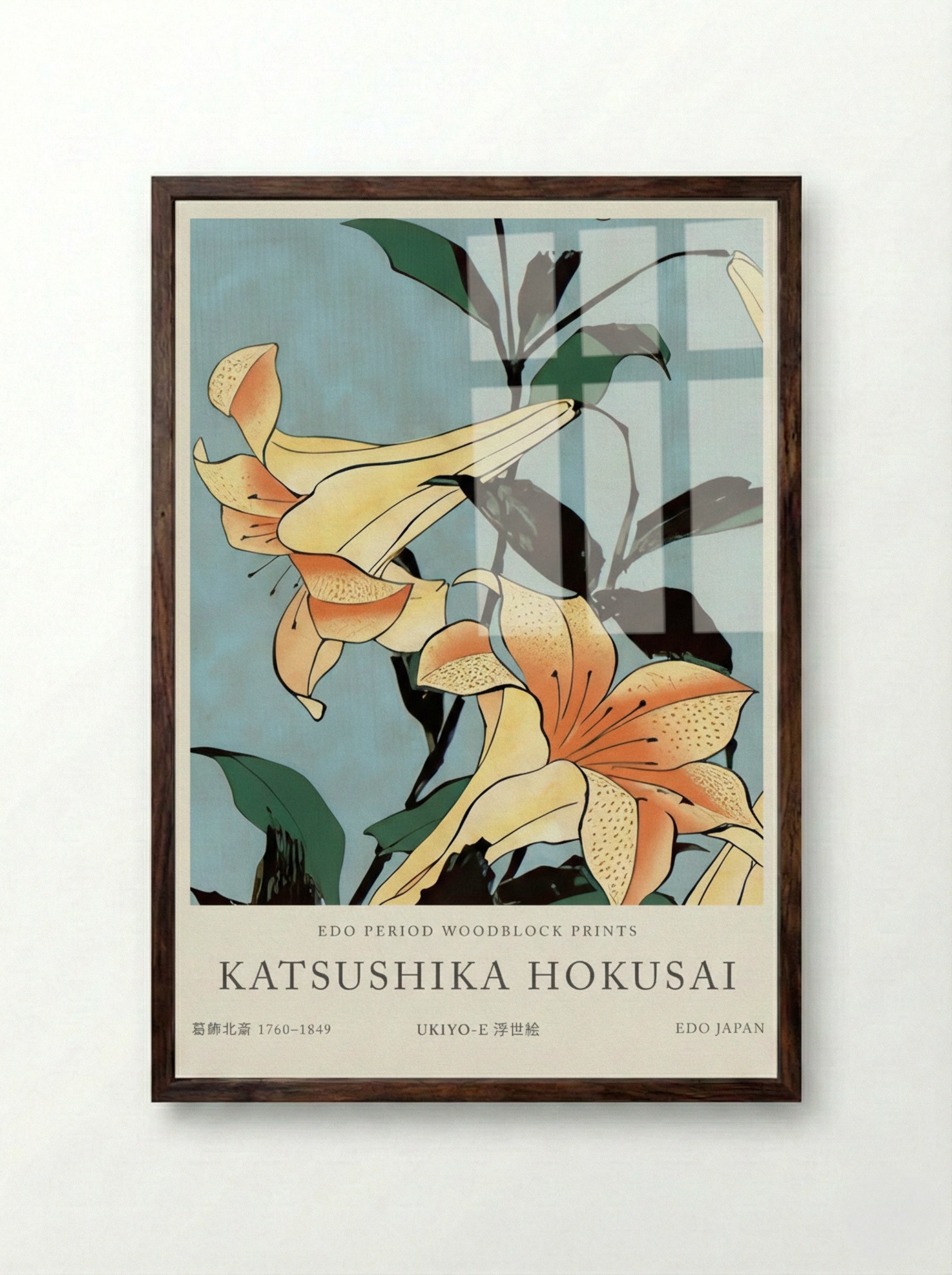 Lily - Katsushika Hokusai