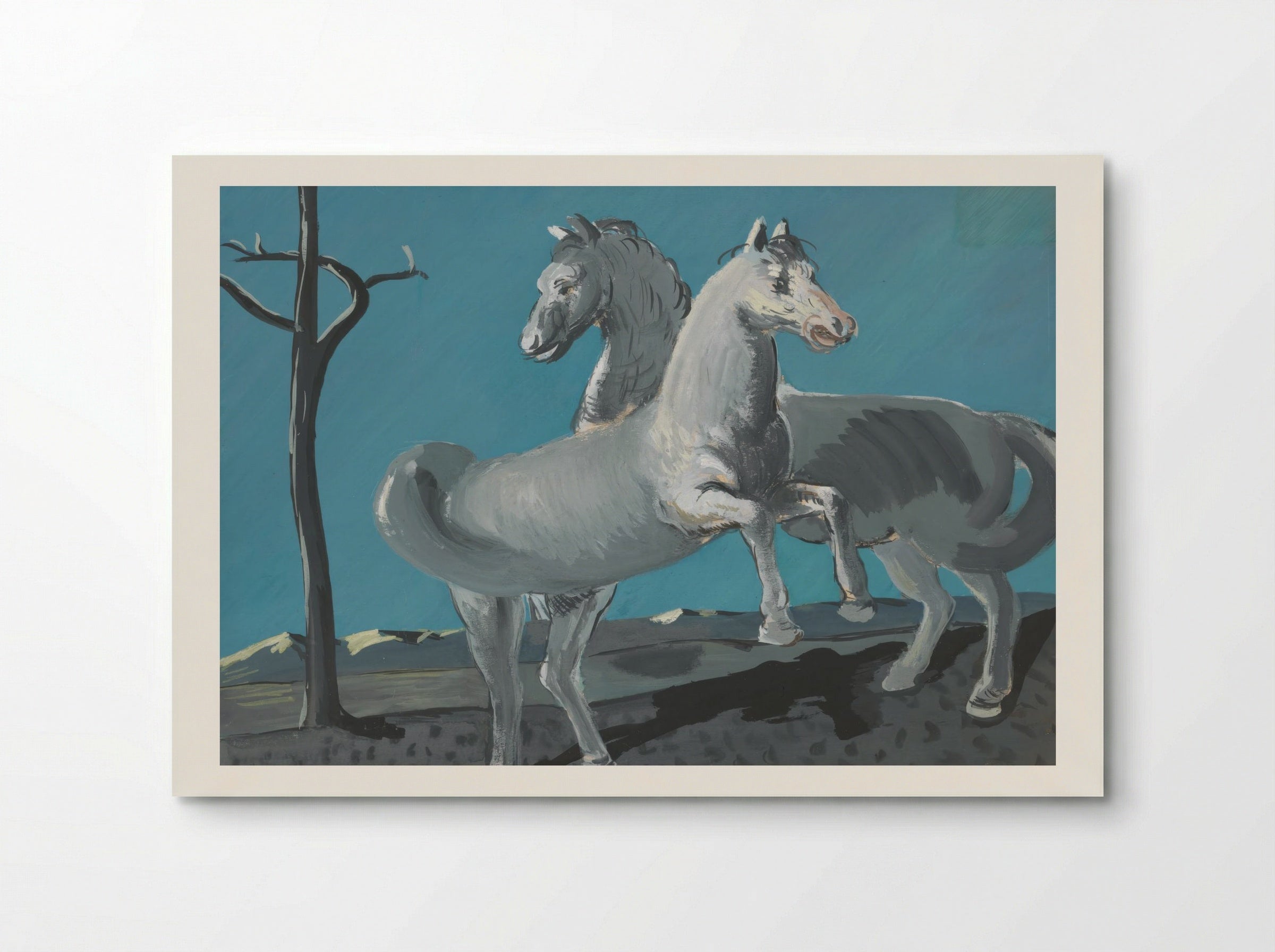 Study of Horses - Cyprián Majerník - Poster