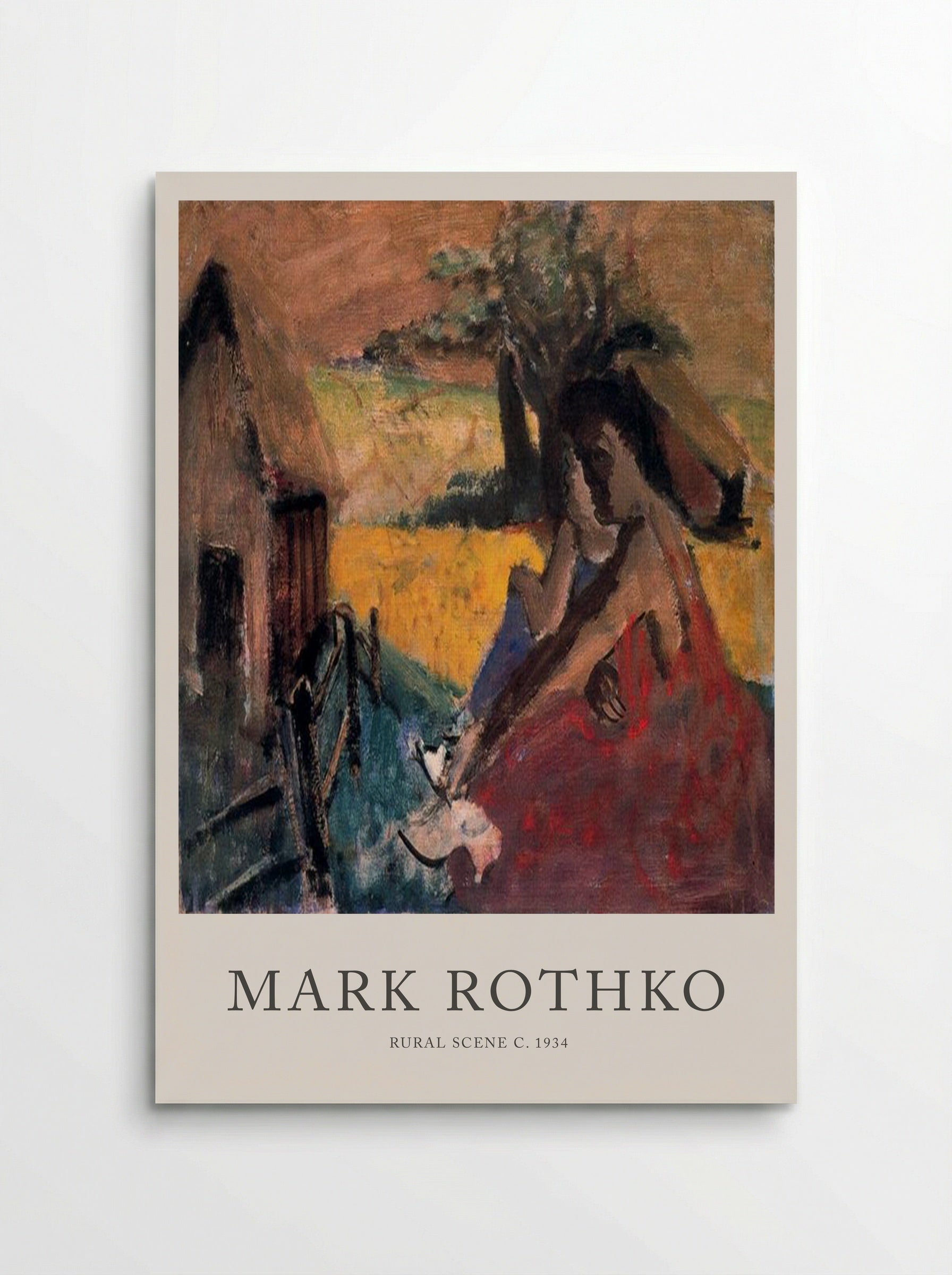 Rural Scene - Mark Rothko - Poster