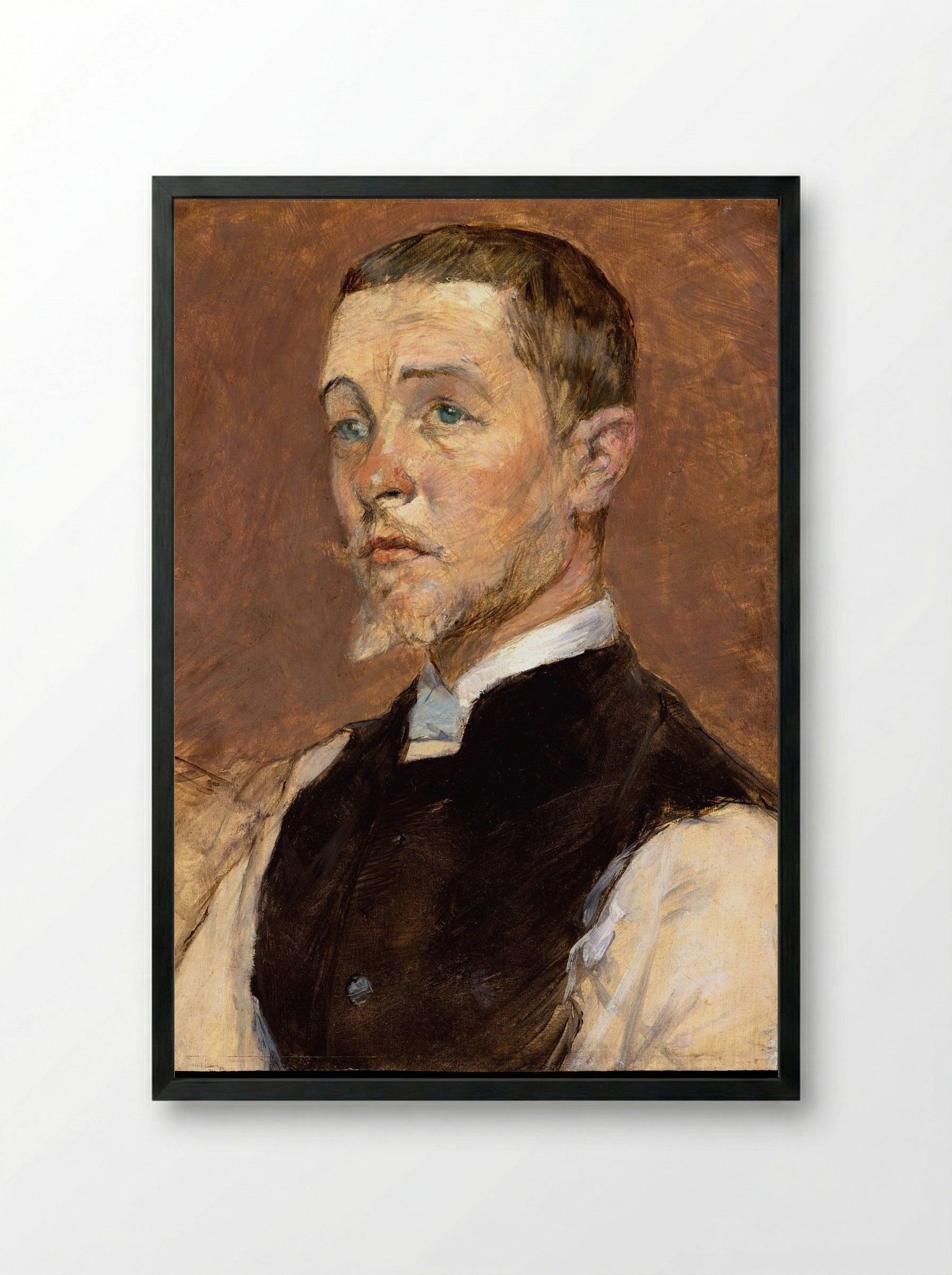 Albert Grenier (1858–1925) - Henri de Toulouse-Lautrec - Framed Print Black