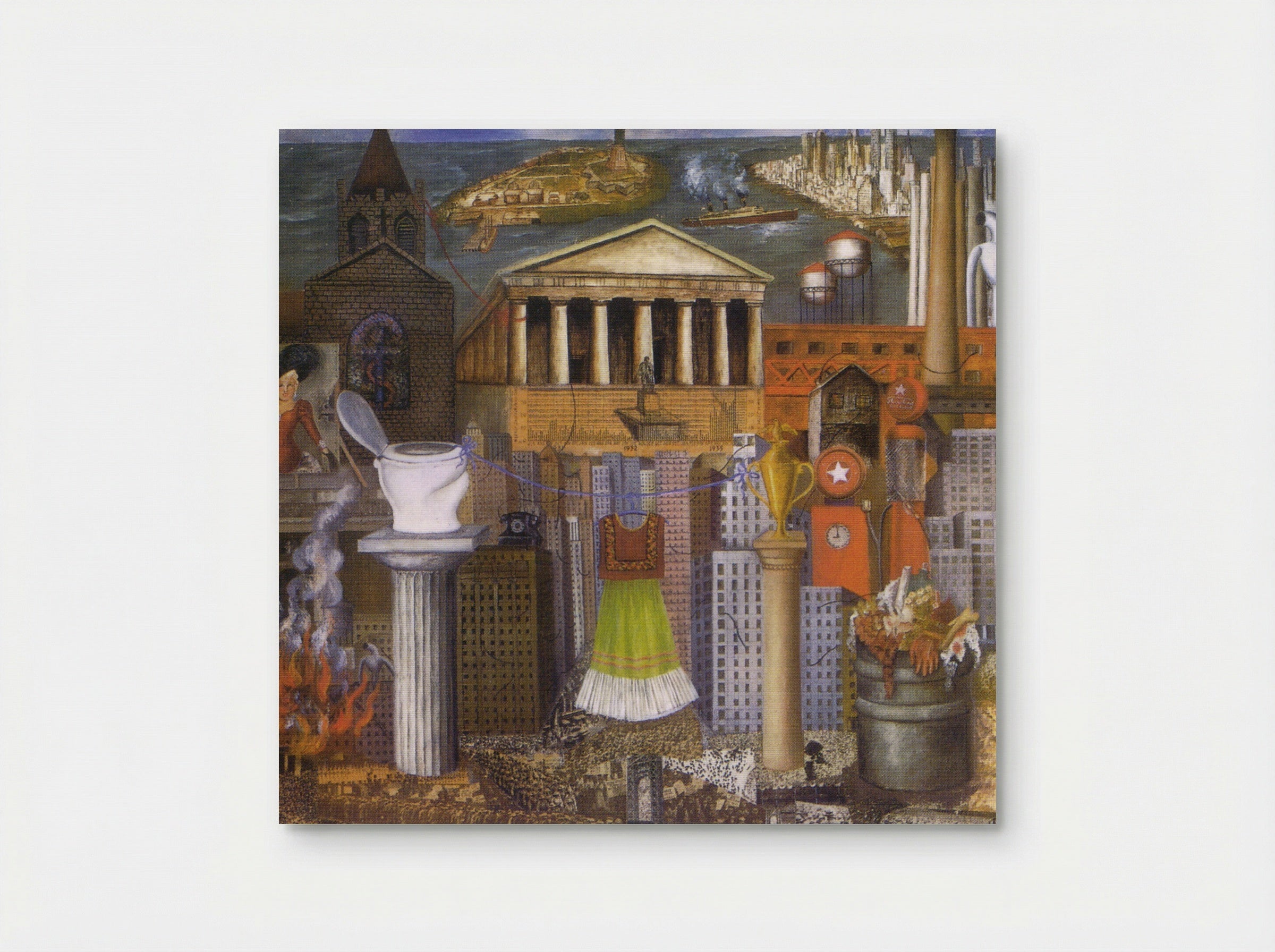 My Dress Hangs There - Frida Kahlo - Poster