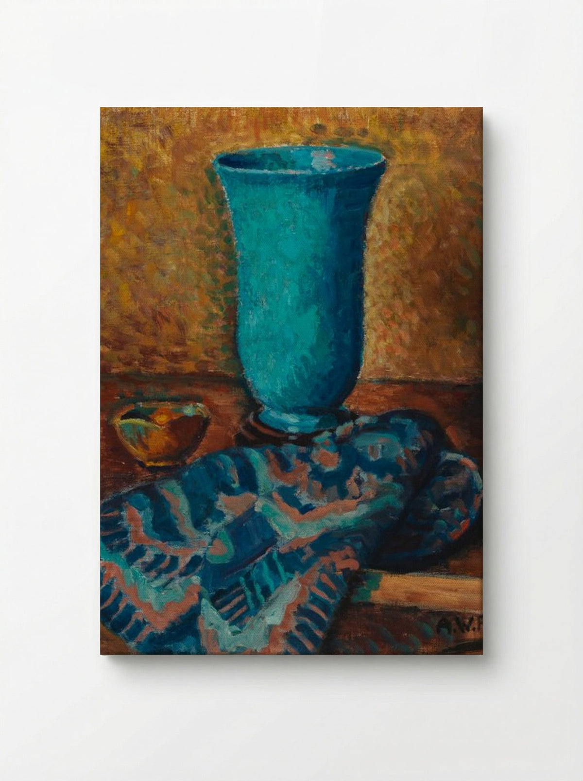 Sininen maljakko (Blue Vase) - Alfred William Finch - Canvas