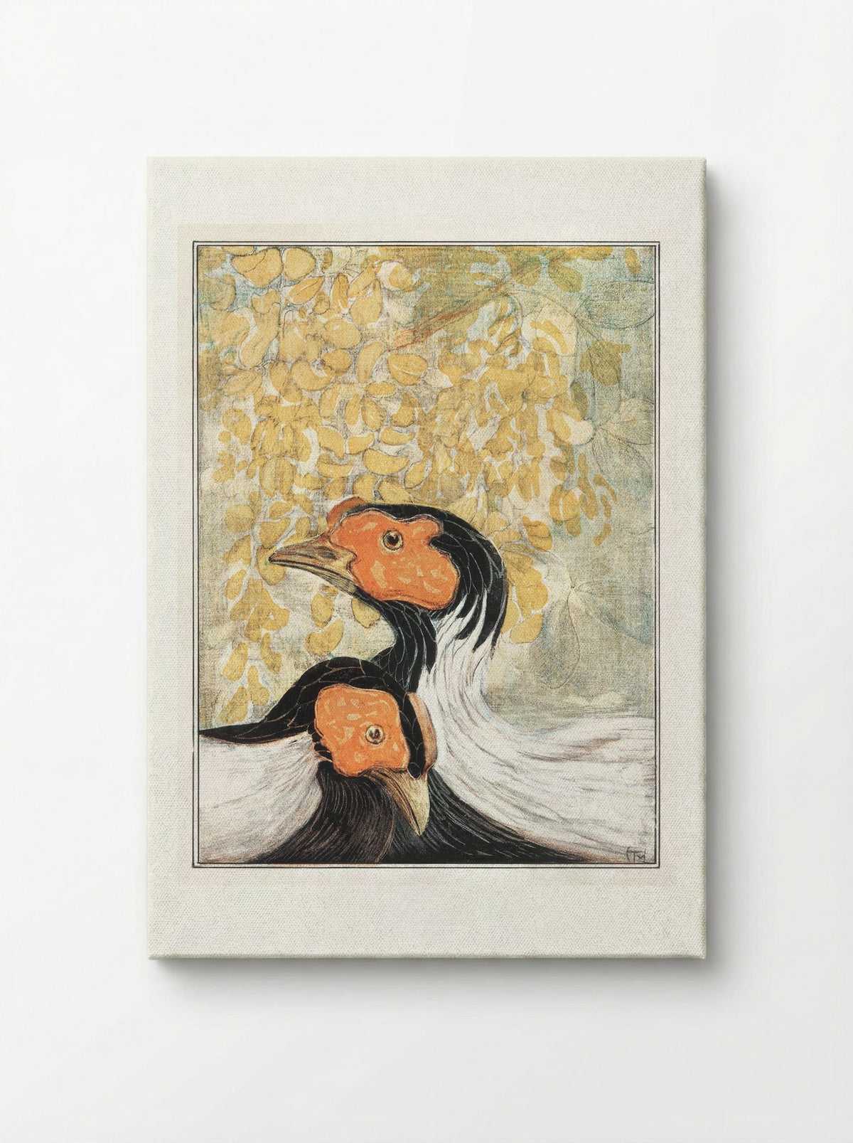 Two Silver Pheasants - Theo van Hoytema - Canvas