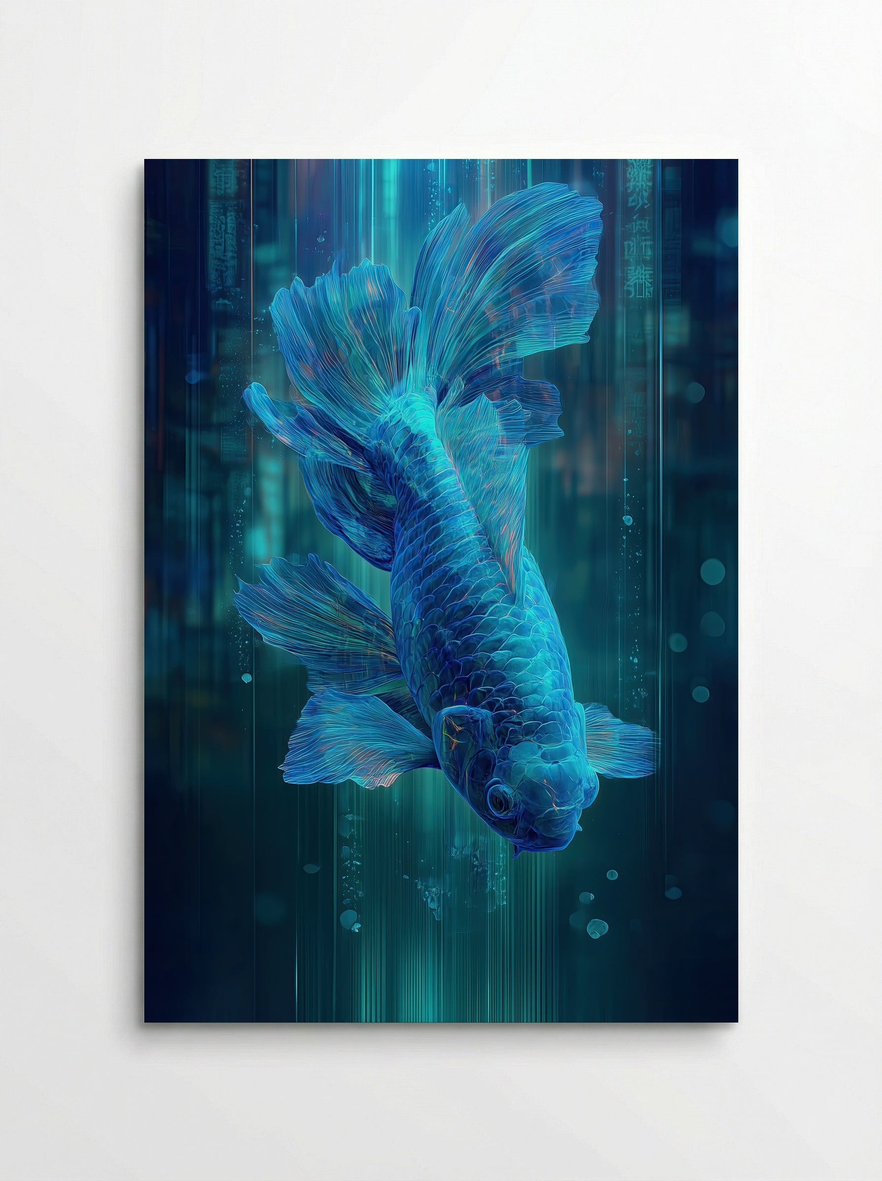 Cyber Koi No.3 – Arctic Surge - Poster