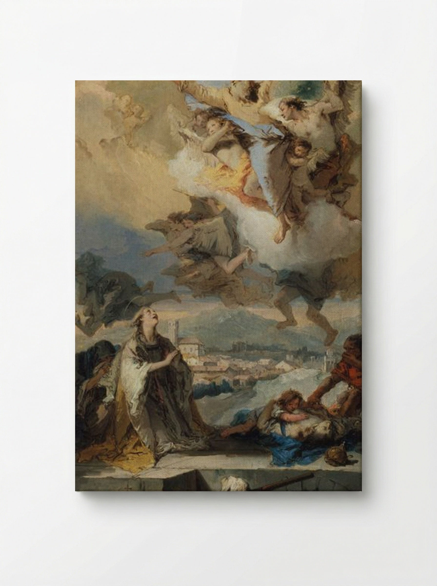 Saint Thecla Praying for the Plague-Stricken - Giovanni Battista Tiepolo - Canvas