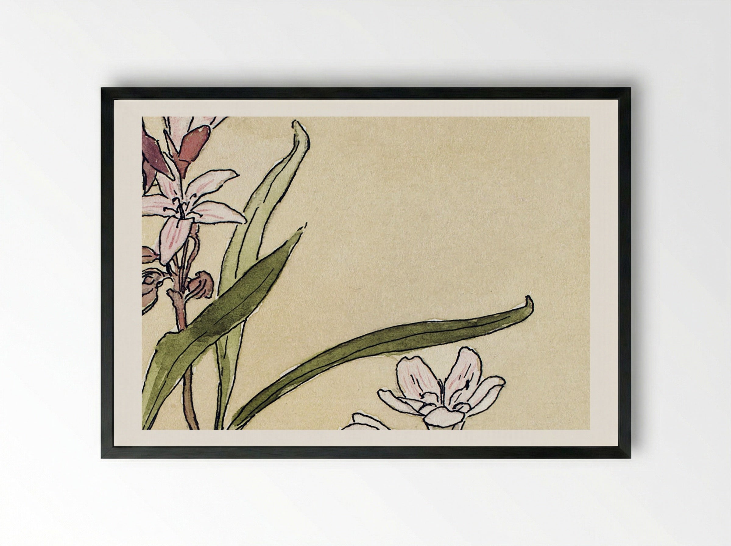 Spring Beauty (1915) - Hannah Borger Overbeck - Framed Print Black